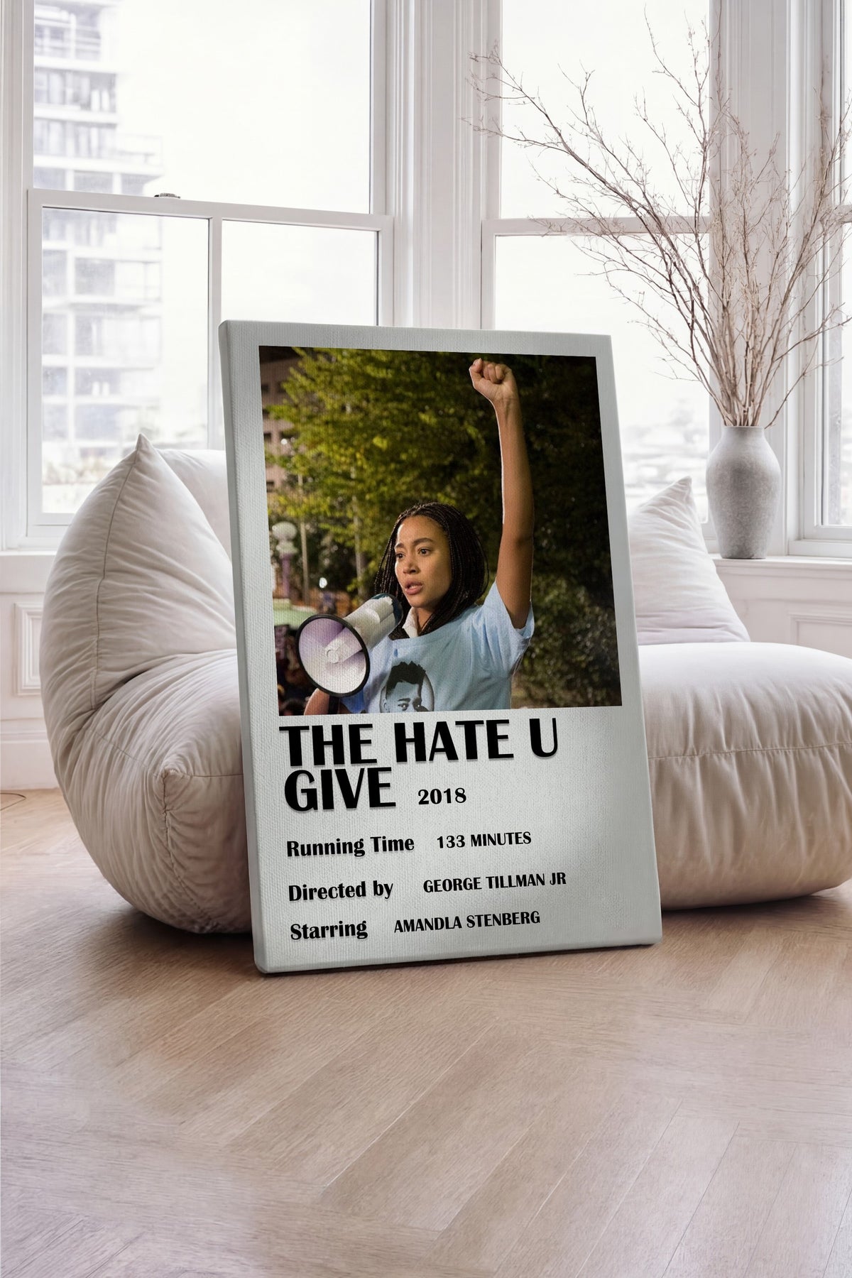 THE HATE U GIVE Film Kanvas Tablo