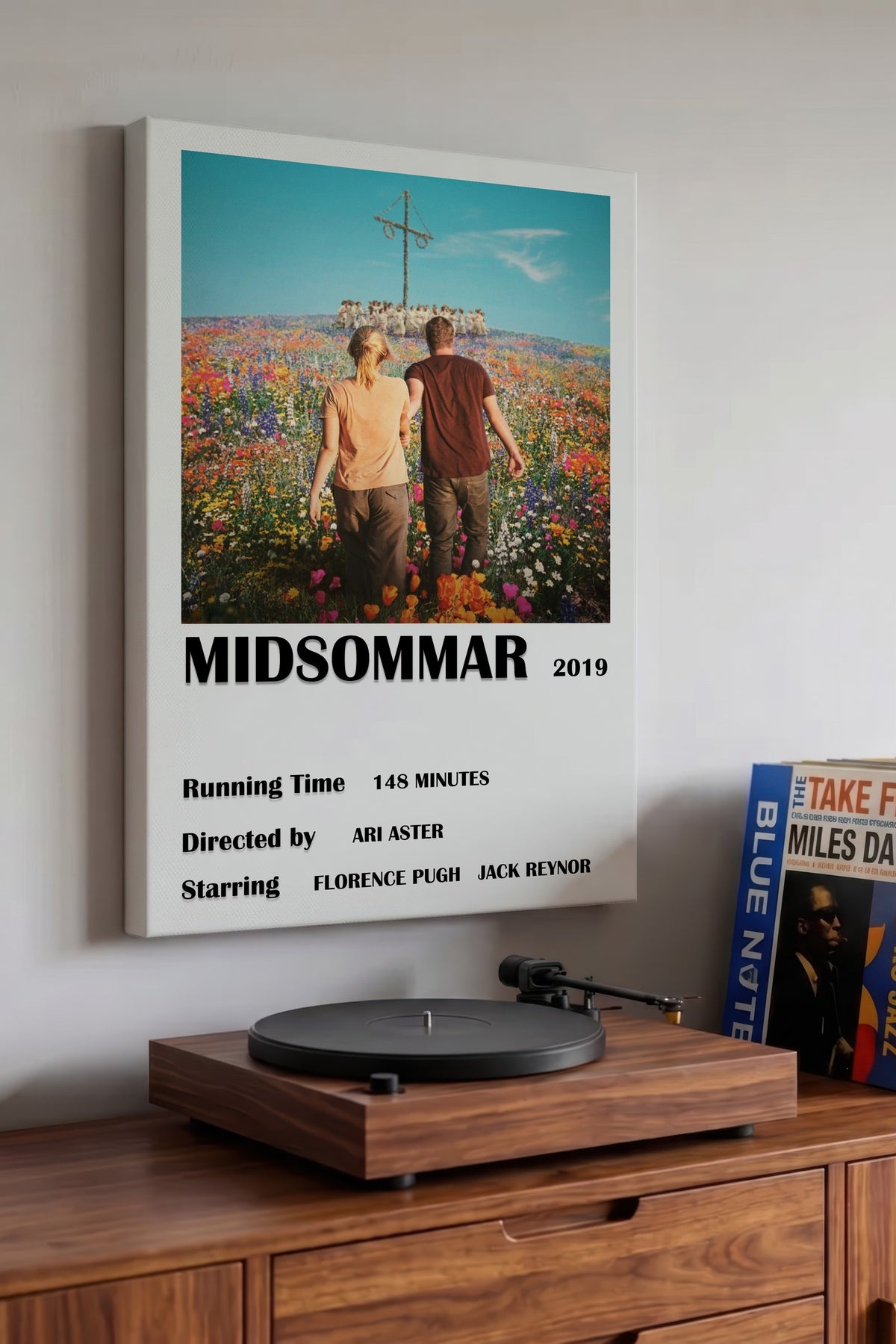 Farklı Tonlarda MIDSOMMAR 2019 Film Kanvas Tablo