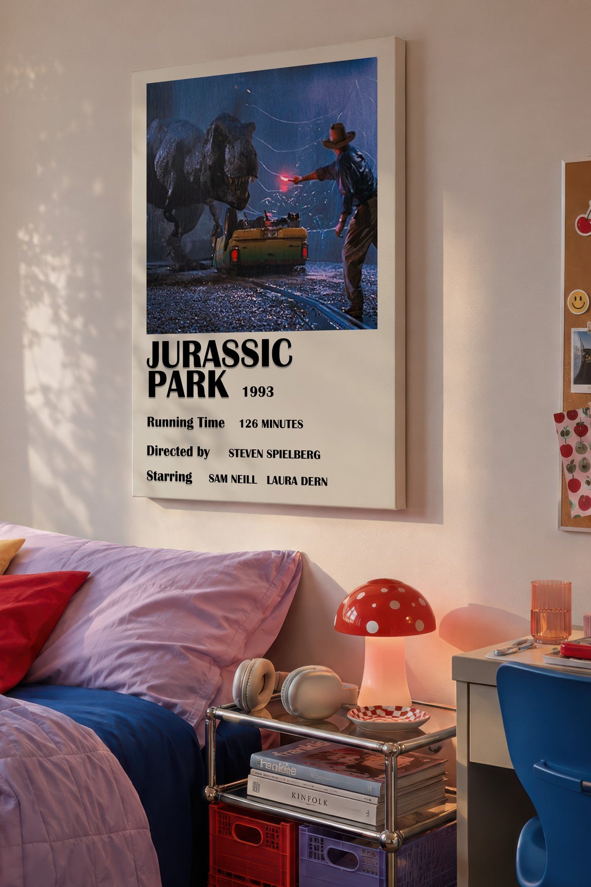 Jurassic Park Film Kanvas Tablo