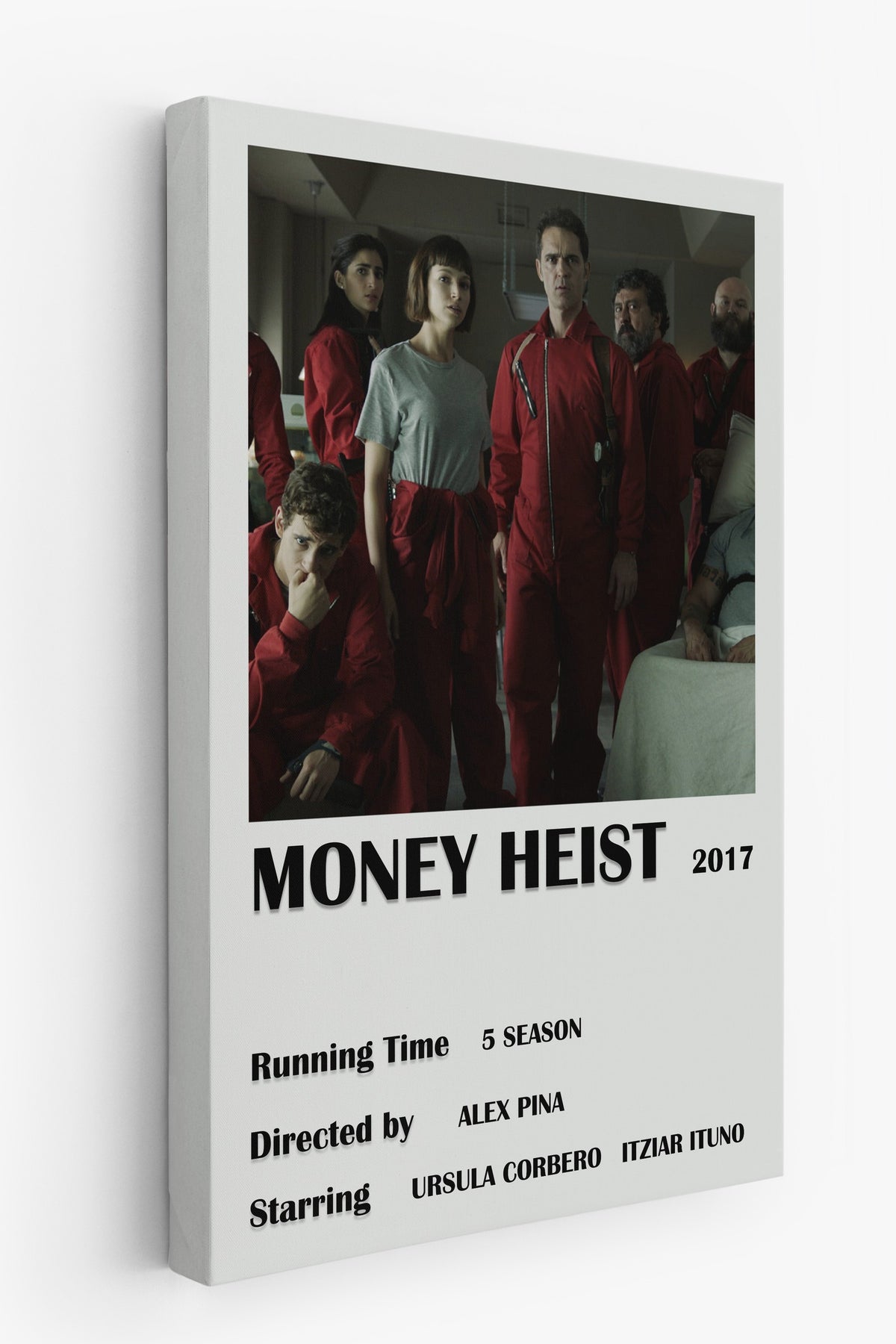 MONEY HEIST 2017 Film Kanvas Tablo