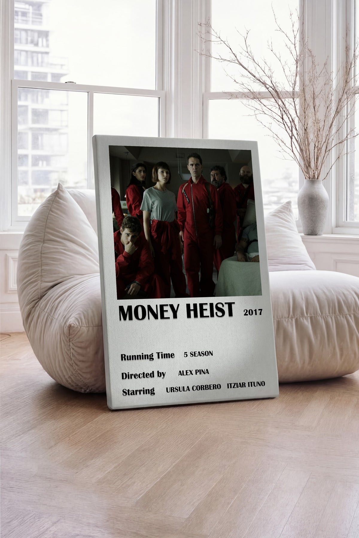 MONEY HEIST 2017 Film Kanvas Tablo