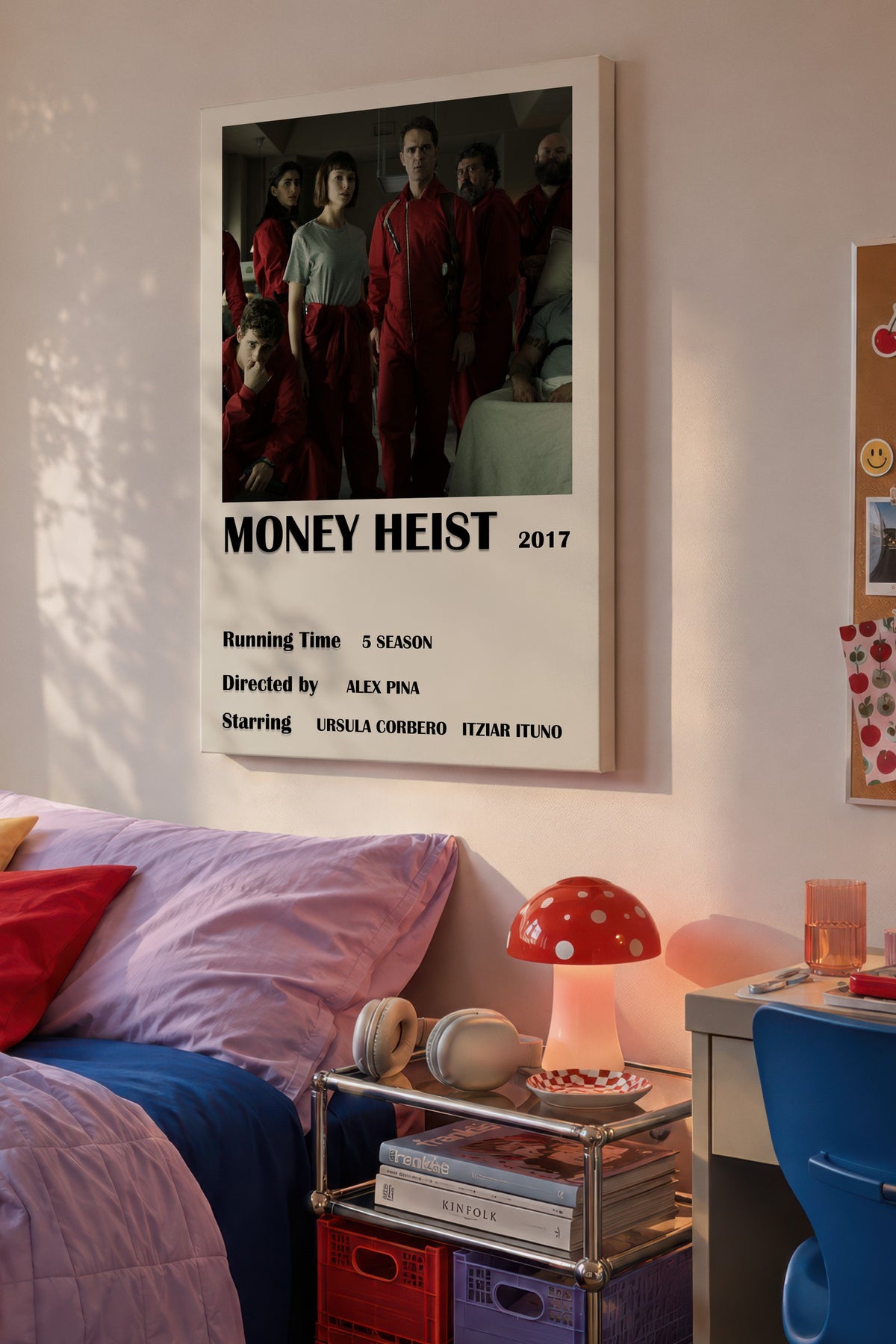 MONEY HEIST 2017 Film Kanvas Tablo