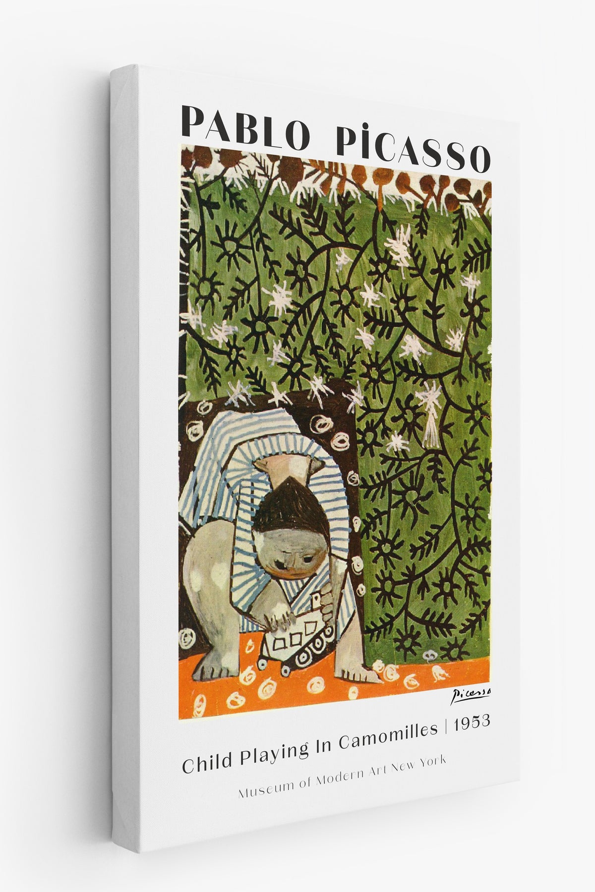Pablo Picasso Duvar - Estetik Duvar Dekoru - Sanat Serisi - Kalın Kağıt Kanvas Tablo — NO:100894