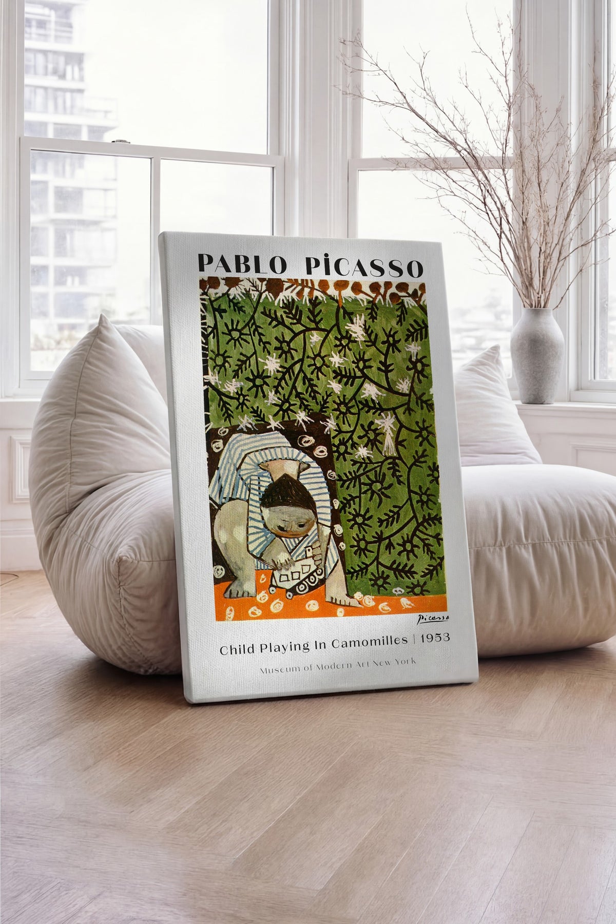 Pablo Picasso Duvar - Estetik Duvar Dekoru - Sanat Serisi - Kalın Kağıt Kanvas Tablo — NO:100894