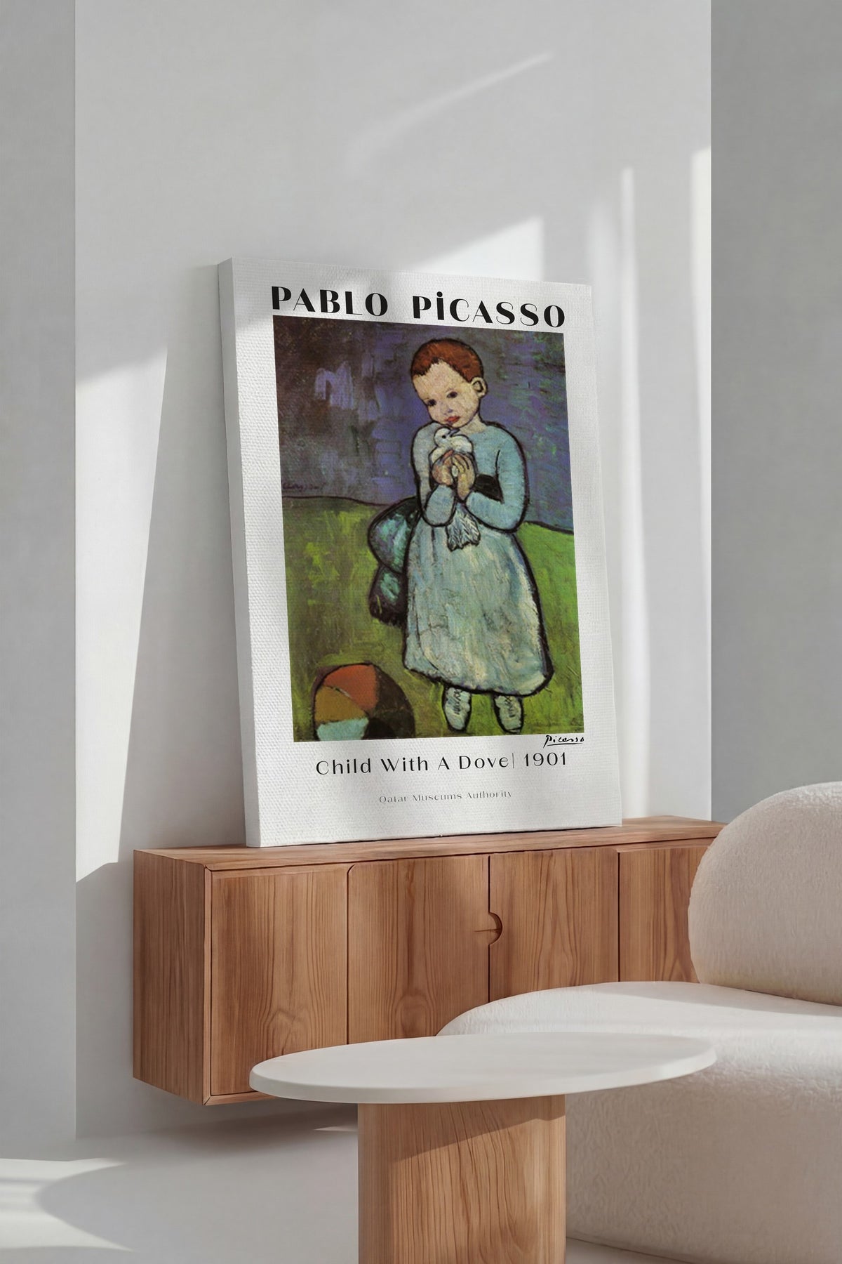 Pablo Picasso Duvar - Estetik Duvar Dekoru - Sanat Serisi - Kalın Kağıt Kanvas Tablo — NO:100895