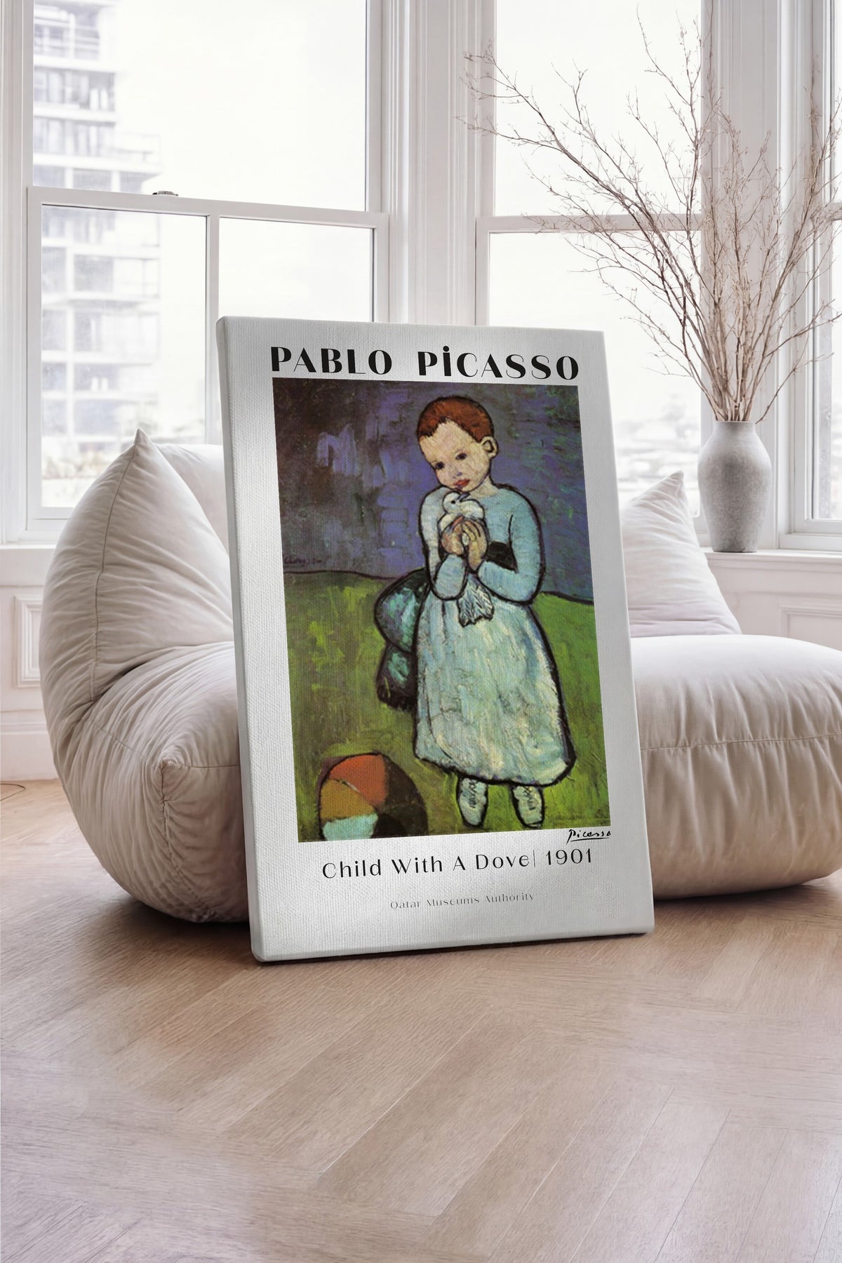 Pablo Picasso Duvar - Estetik Duvar Dekoru - Sanat Serisi - Kalın Kağıt Kanvas Tablo — NO:100895