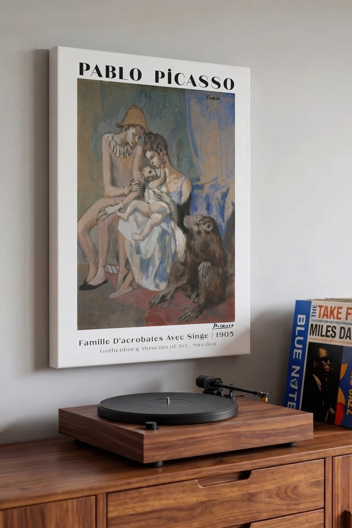 Pablo Picasso Duvar - Estetik Duvar Dekoru - Sanat Serisi - Kalın Kağıt Kanvas Tablo — NO:100897