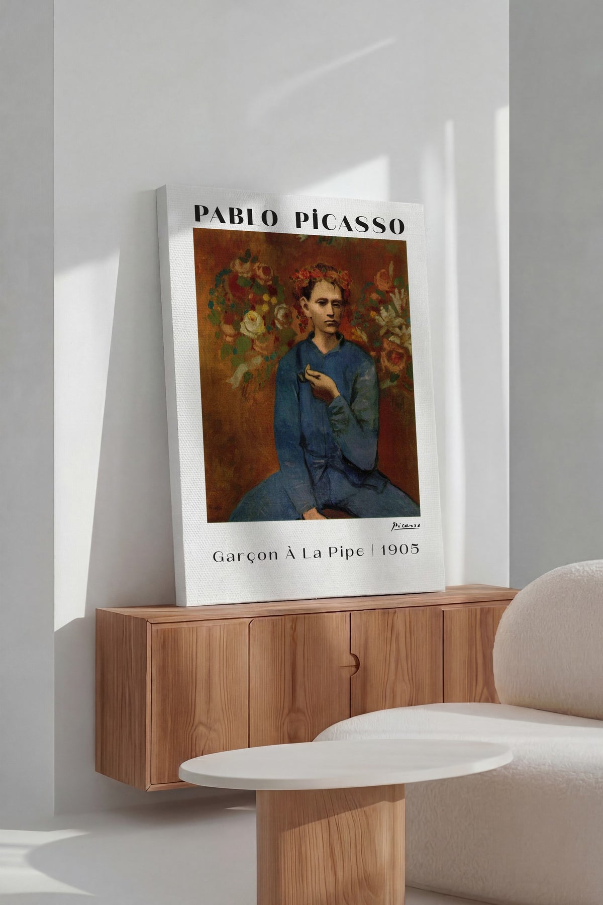 Pablo Picasso Duvar - Estetik Duvar Dekoru - Sanat Serisi - Kalın Kağıt Kanvas Tablo — NO:100900