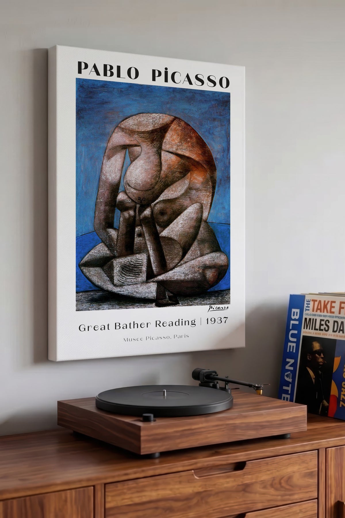 Pablo Picasso Duvar - Estetik Duvar Dekoru - Sanat Serisi - Kalın Kağıt Kanvas Tablo — NO:100903