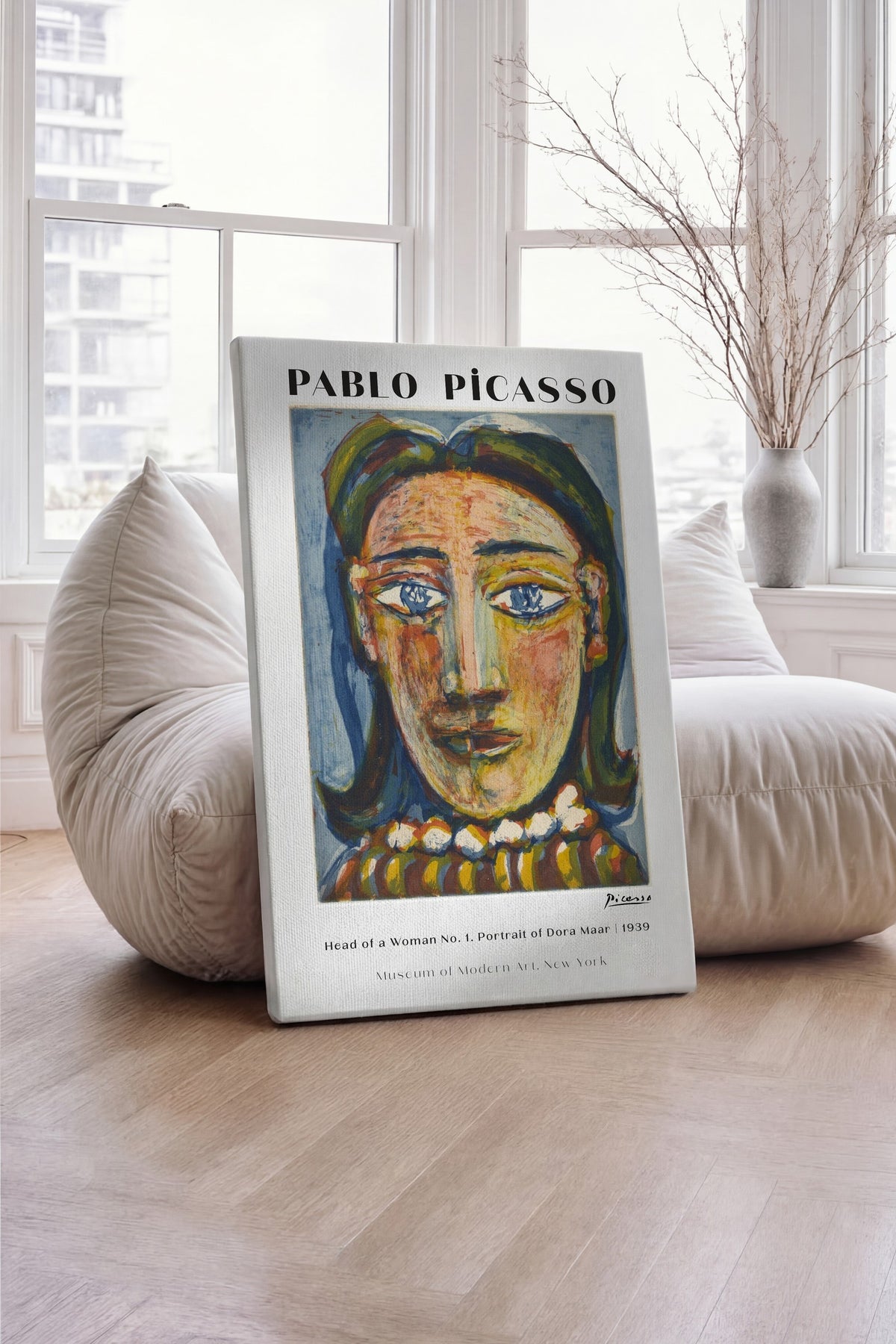 Pablo Picasso Duvar - Estetik Duvar Dekoru - Sanat Serisi - Kalın Kağıt Kanvas Tablo — NO:100905