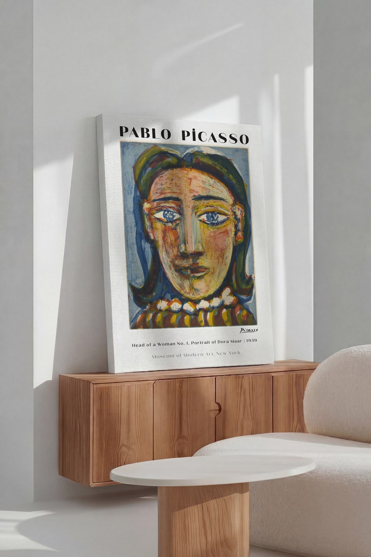 Pablo Picasso Duvar - Estetik Duvar Dekoru - Sanat Serisi - Kalın Kağıt Kanvas Tablo — NO:100905