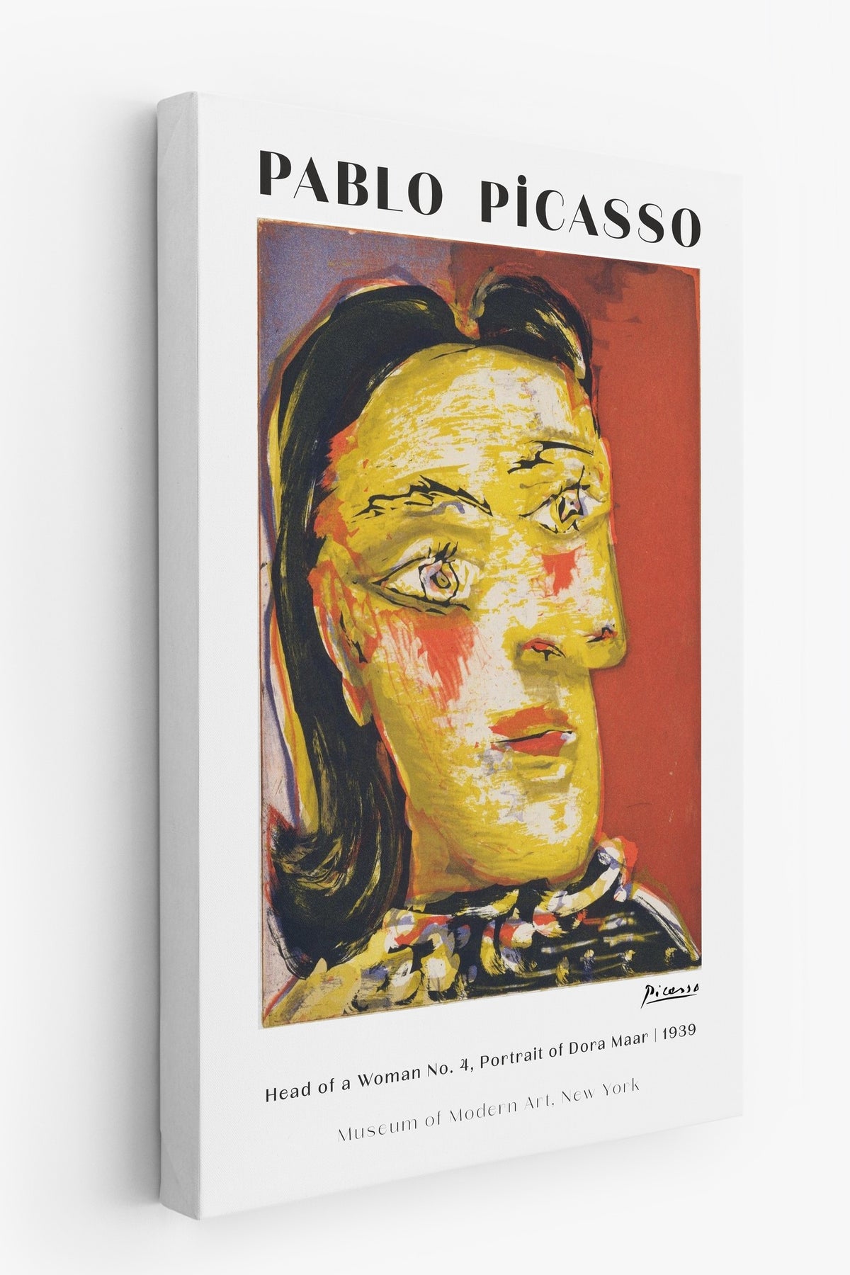Pablo Picasso Duvar - Estetik Duvar Dekoru - Sanat Serisi - Kalın Kağıt Kanvas Tablo — NO:100906