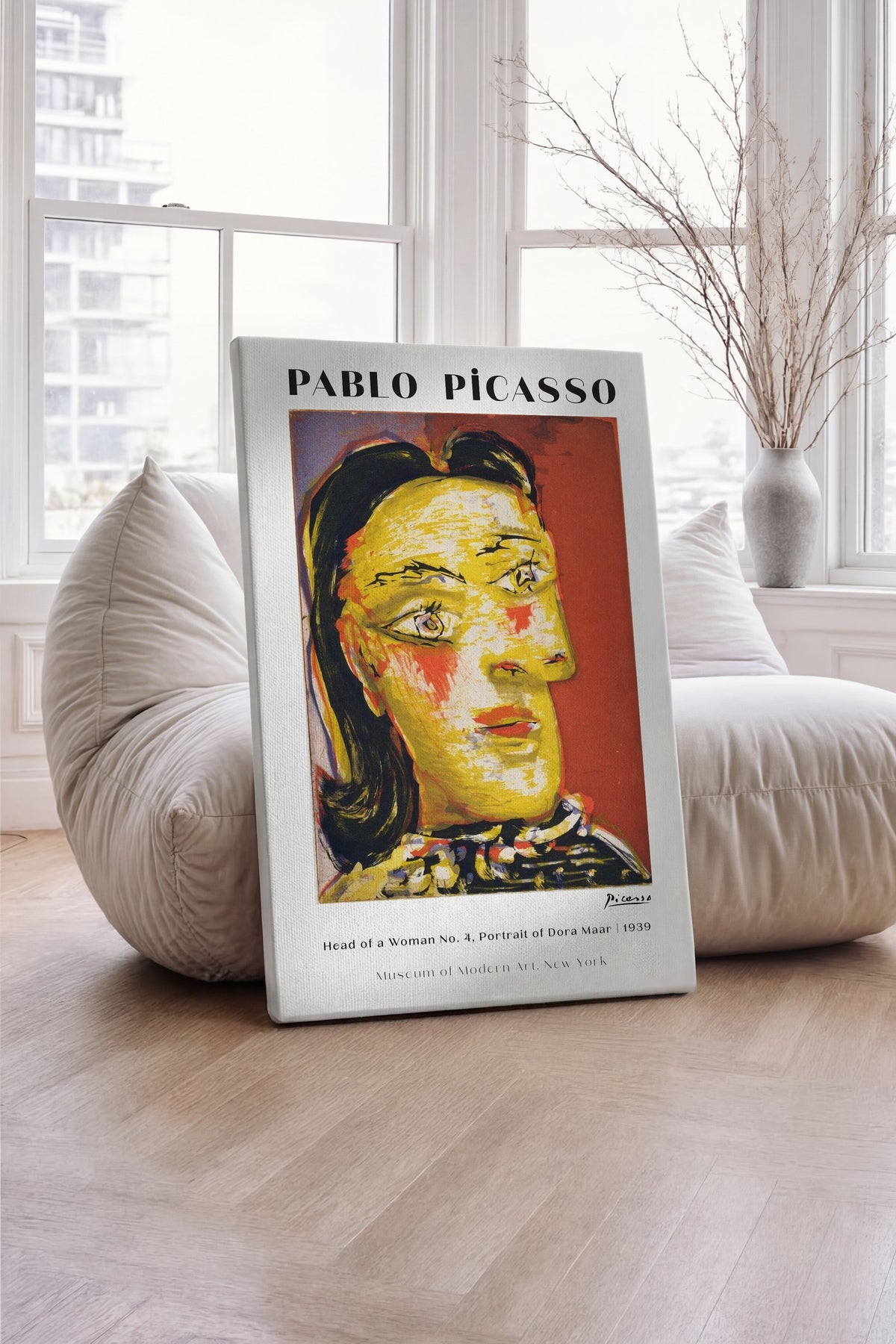 Pablo Picasso Duvar - Estetik Duvar Dekoru - Sanat Serisi - Kalın Kağıt Kanvas Tablo — NO:100906