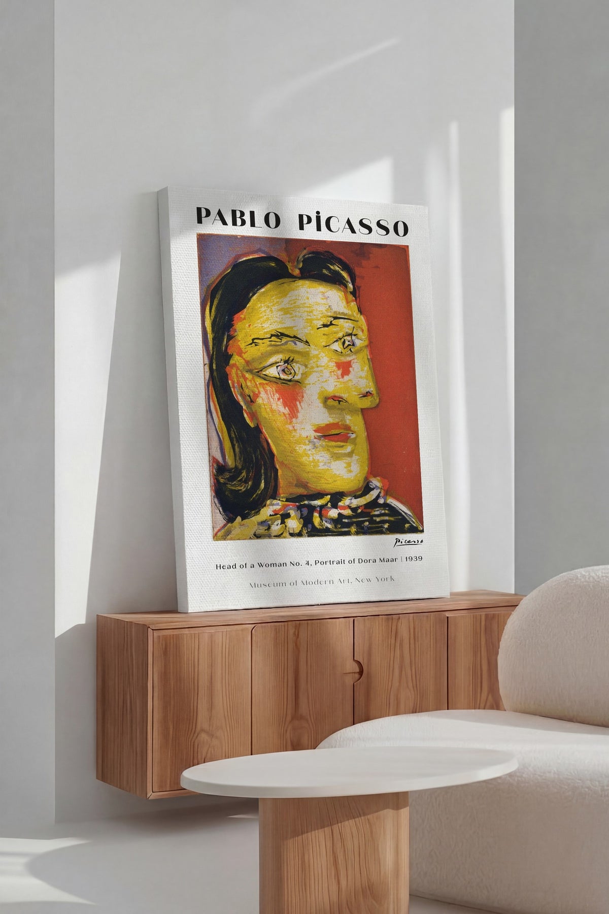 Pablo Picasso Duvar - Estetik Duvar Dekoru - Sanat Serisi - Kalın Kağıt Kanvas Tablo — NO:100906