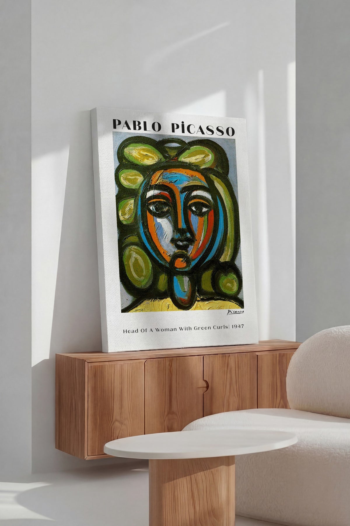 Pablo Picasso Duvar - Estetik Duvar Dekoru - Sanat Serisi - Kalın Kağıt Kanvas Tablo — NO:100907