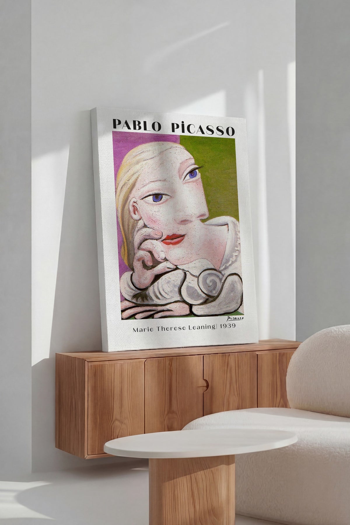 Pablo Picasso Duvar - Estetik Duvar Dekoru - Sanat Serisi - Kalın Kağıt Kanvas Tablo — NO:100912