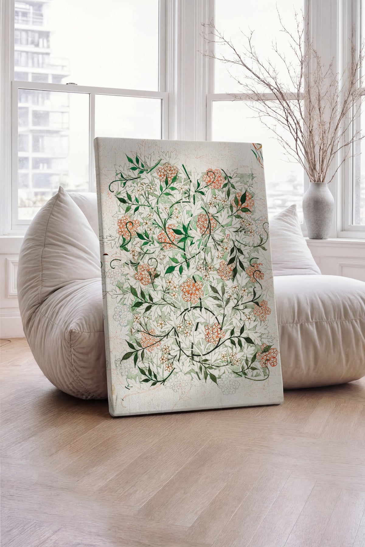 William Morris No:6 Modern Sanat - Sanat Dekor Serisi - Duvar Tablosu, HD Baskı Kanvas Tablo