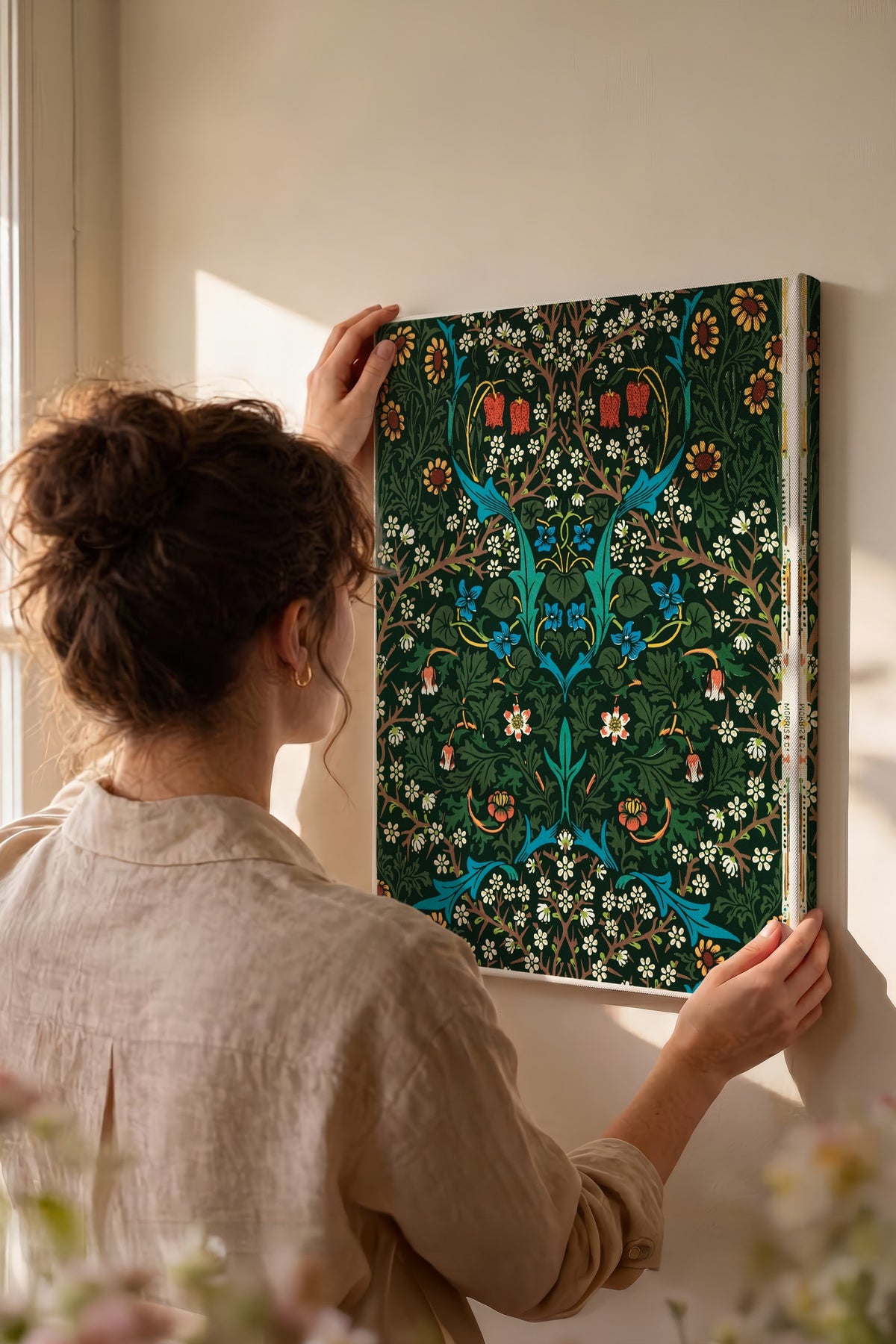 William Morris No:16 Modern Sanat - Sanat Dekor Serisi - Duvar Tablosu, HD Baskı Kanvas Tablo