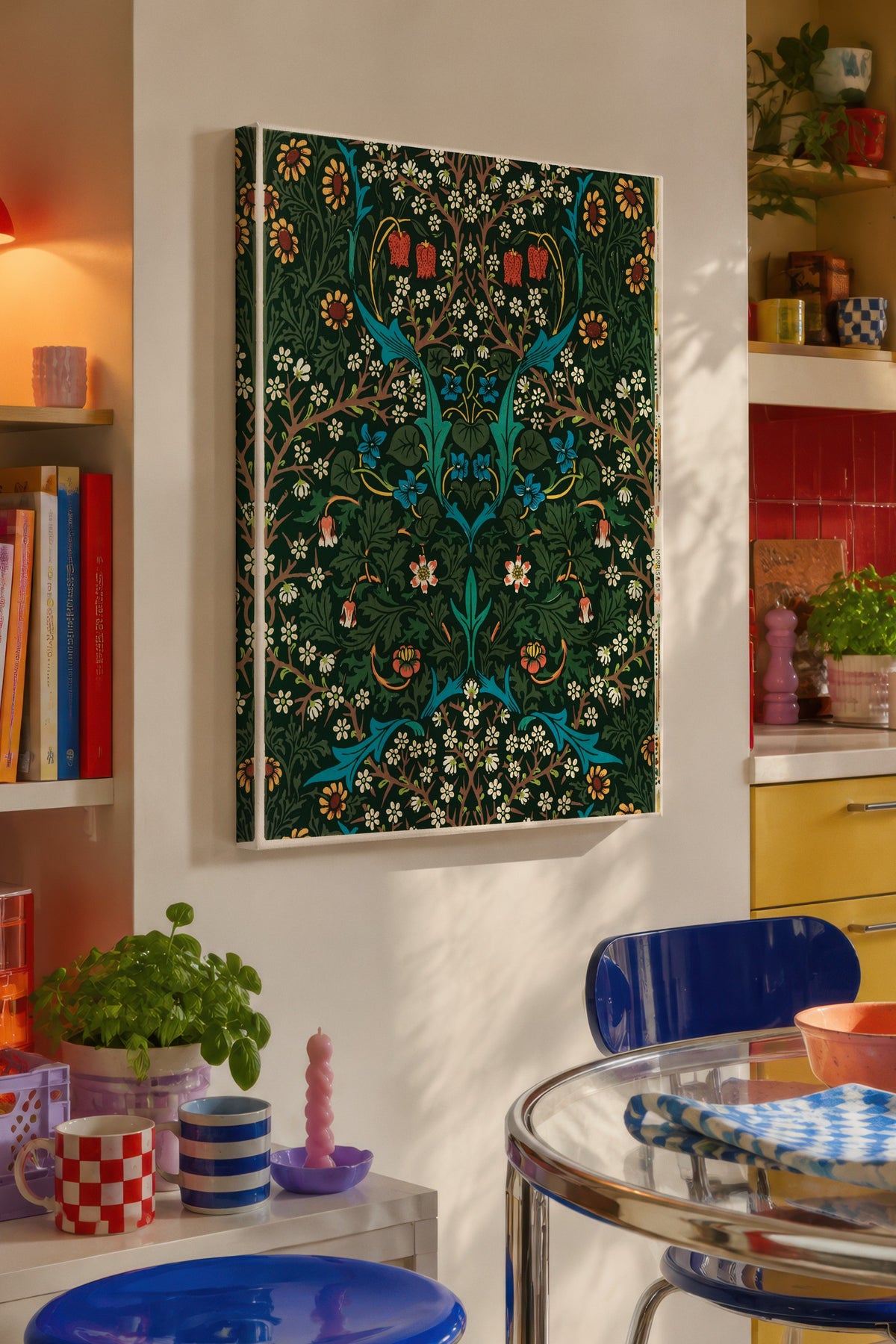 William Morris No:16 Modern Sanat - Sanat Dekor Serisi - Duvar Tablosu, HD Baskı Kanvas Tablo