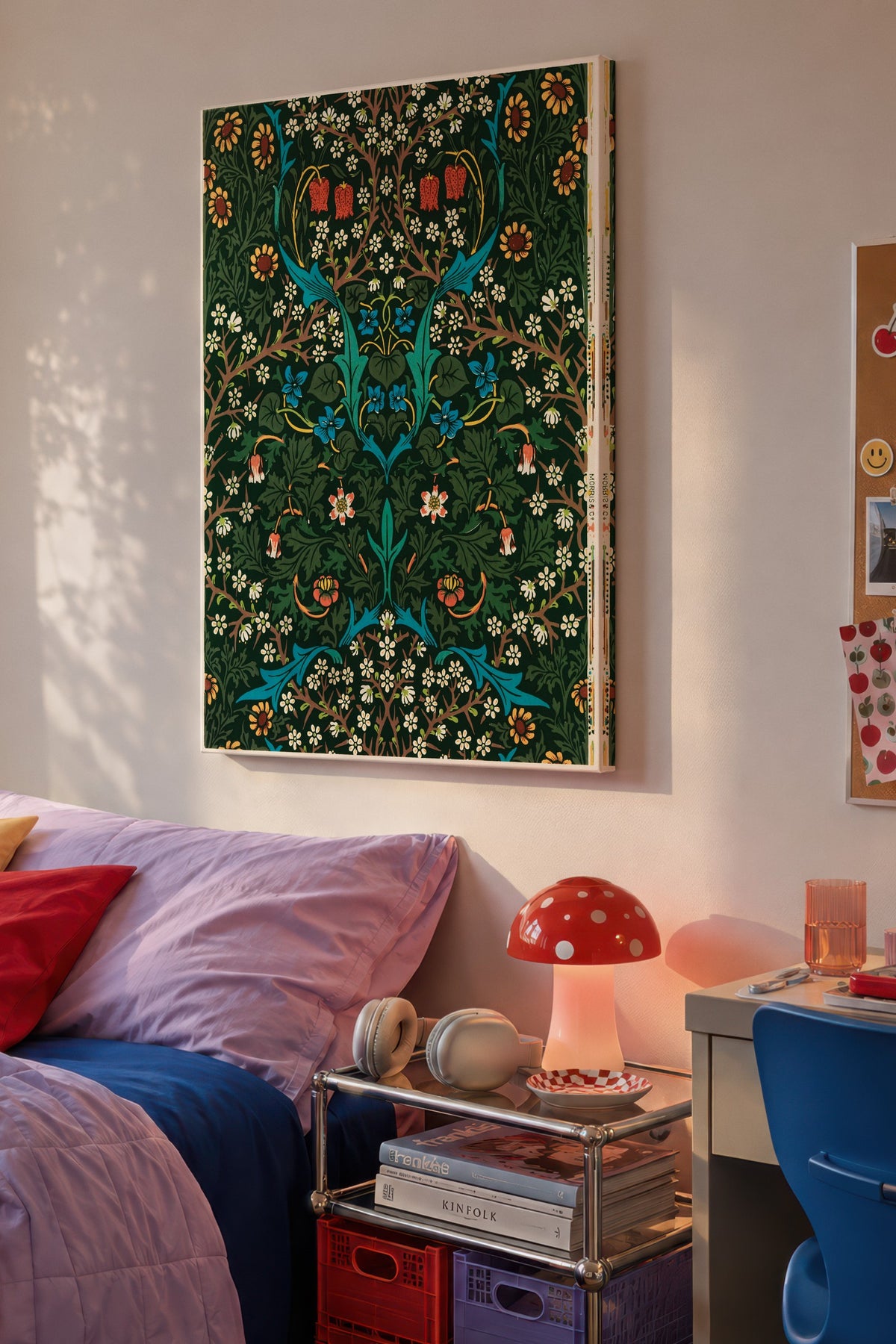 William Morris No:16 Modern Sanat - Sanat Dekor Serisi - Duvar Tablosu, HD Baskı Kanvas Tablo