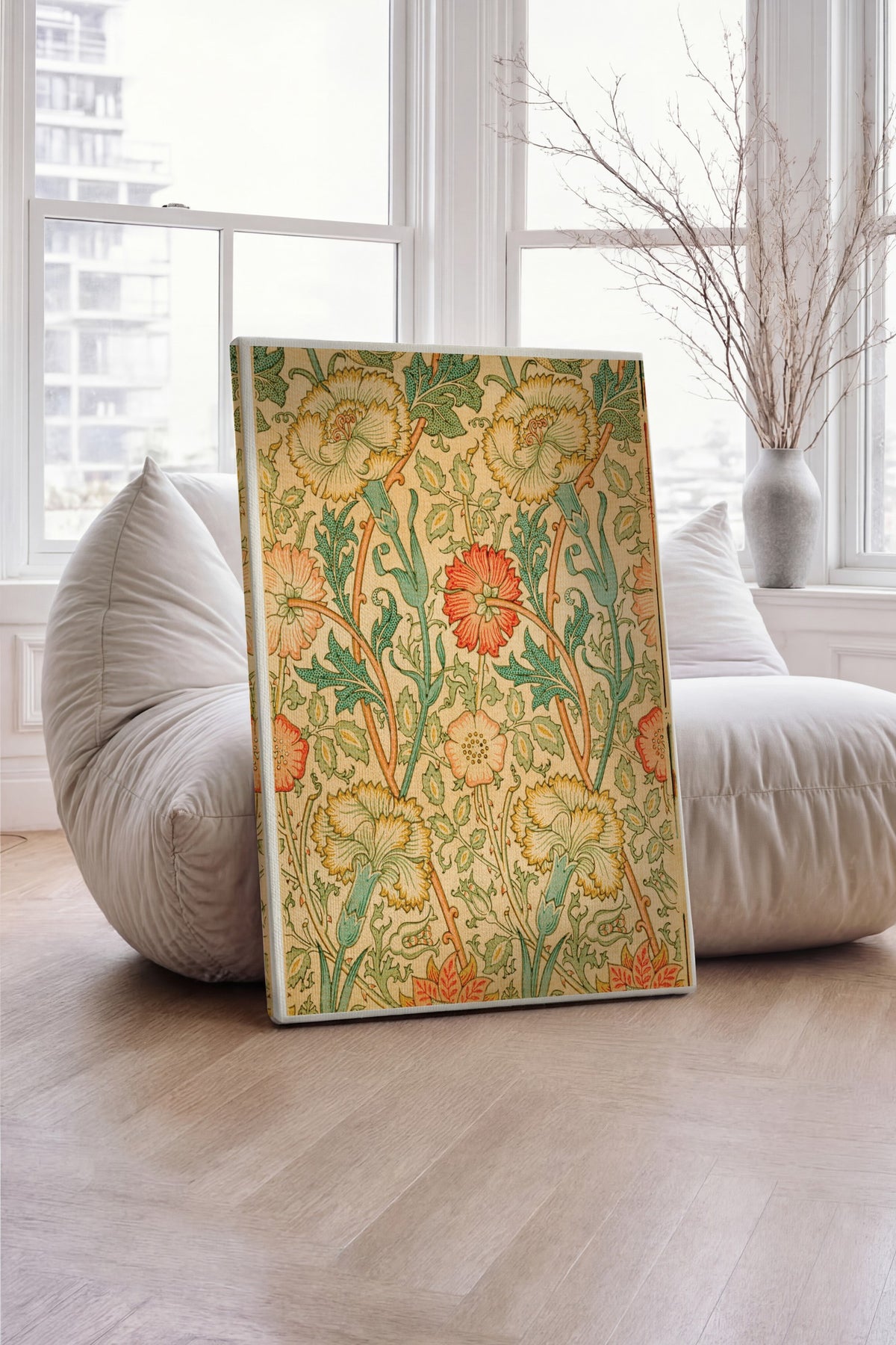 William Morris No:17 Modern Sanat - Sanat Dekor Serisi - Duvar Tablosu, HD Baskı Kanvas Tablo