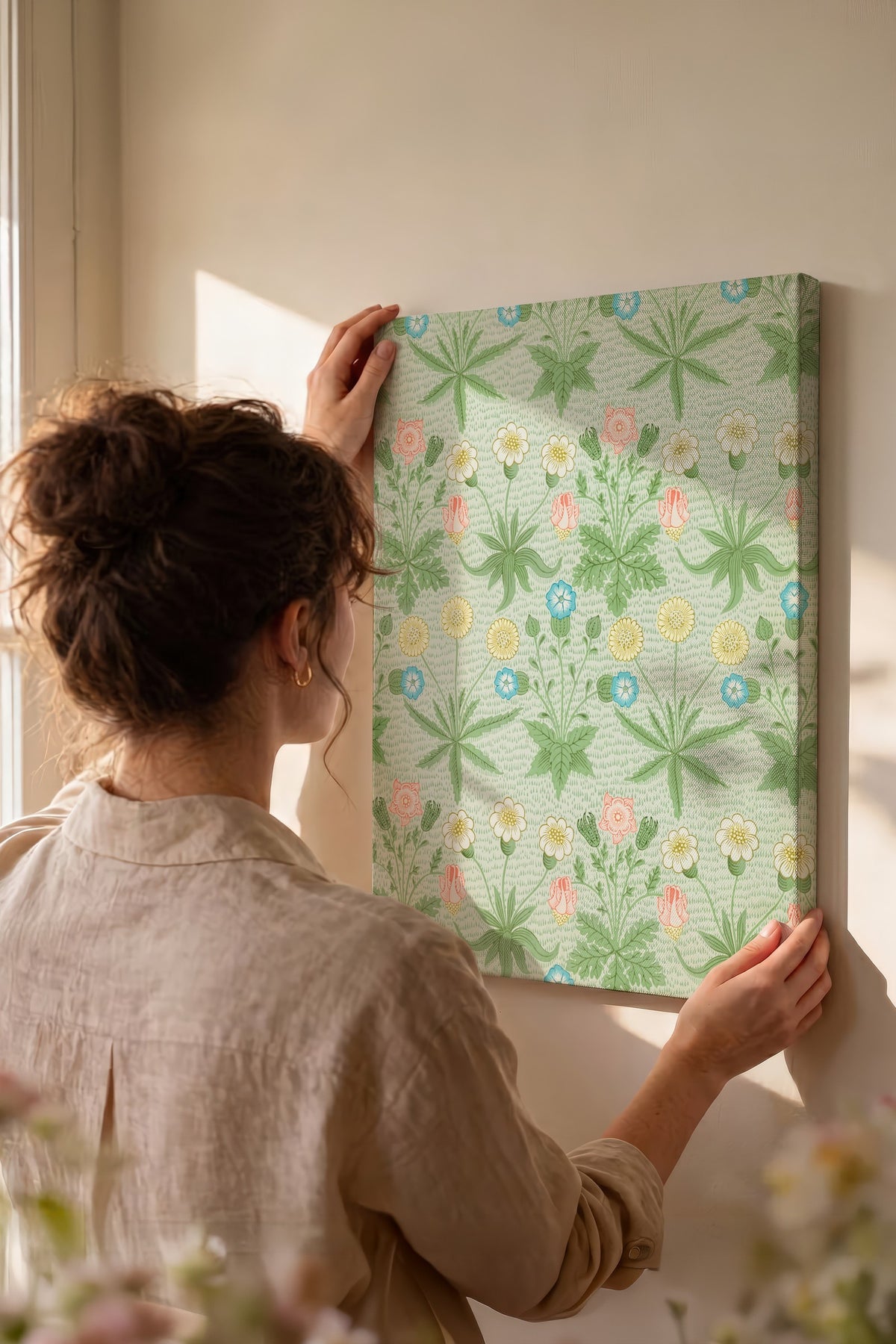William Morris No:24 Modern Sanat - Sanat Dekor Serisi - Duvar Tablosu, HD Baskı Kanvas Tablo