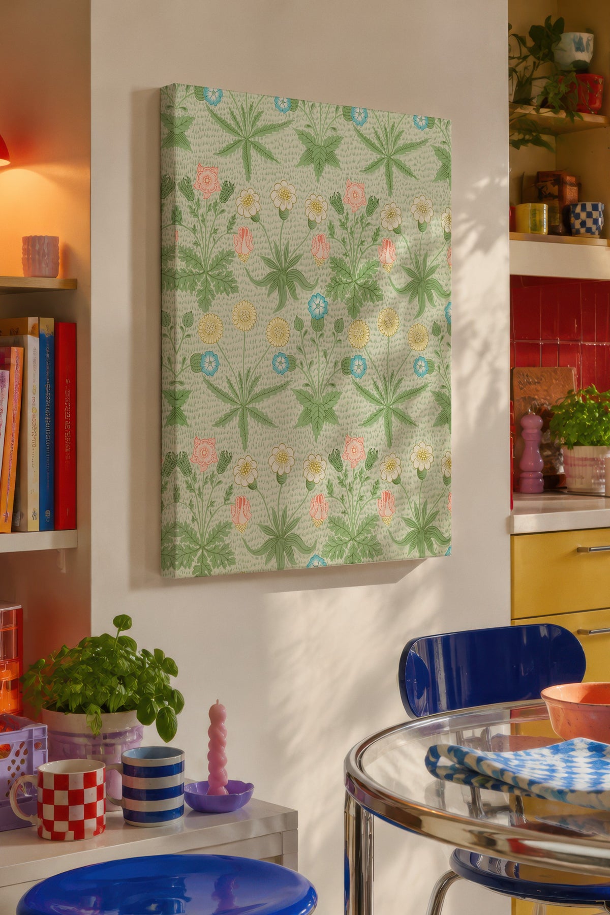 William Morris No:24 Modern Sanat - Sanat Dekor Serisi - Duvar Tablosu, HD Baskı Kanvas Tablo