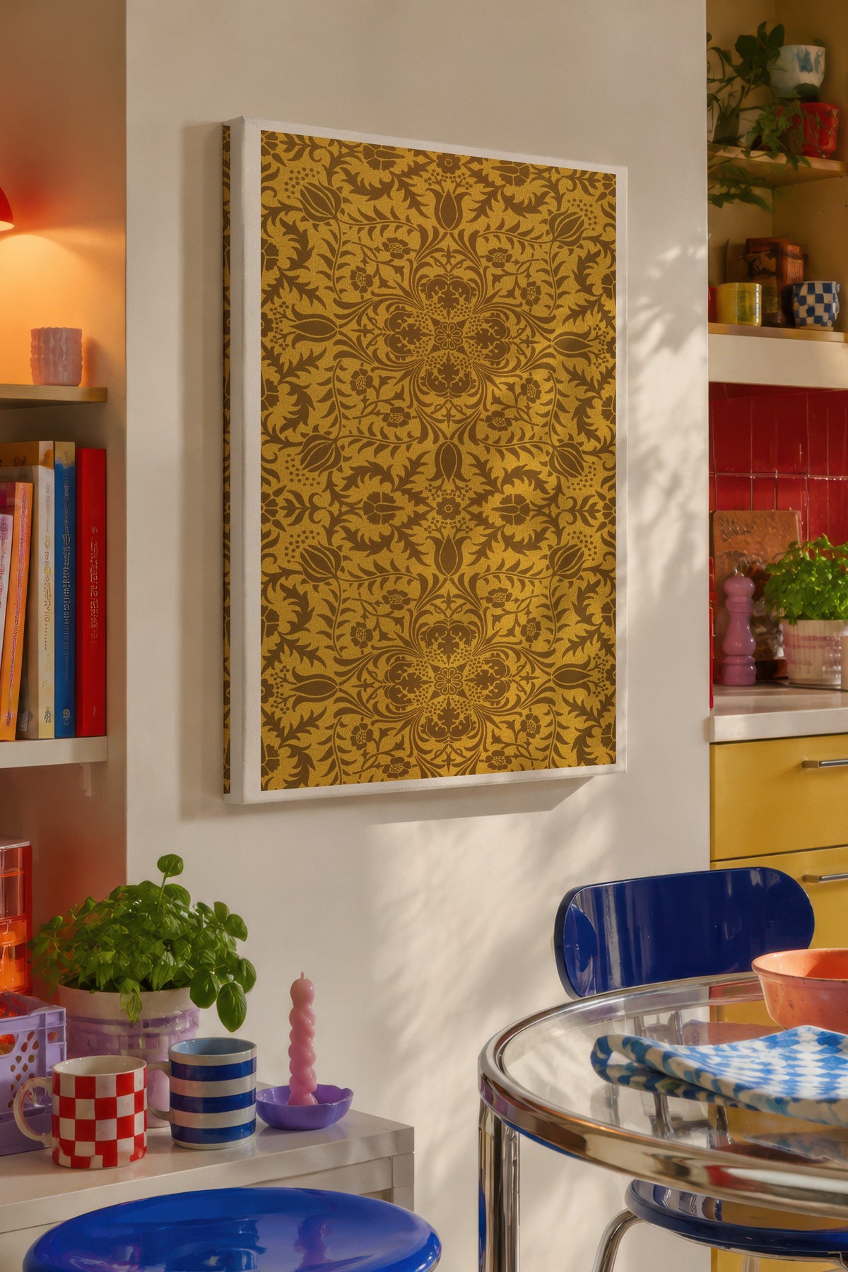 William Morris No:33 Modern Sanat - Sanat Dekor Serisi - Duvar Tablosu, HD Baskı Kanvas Tablo