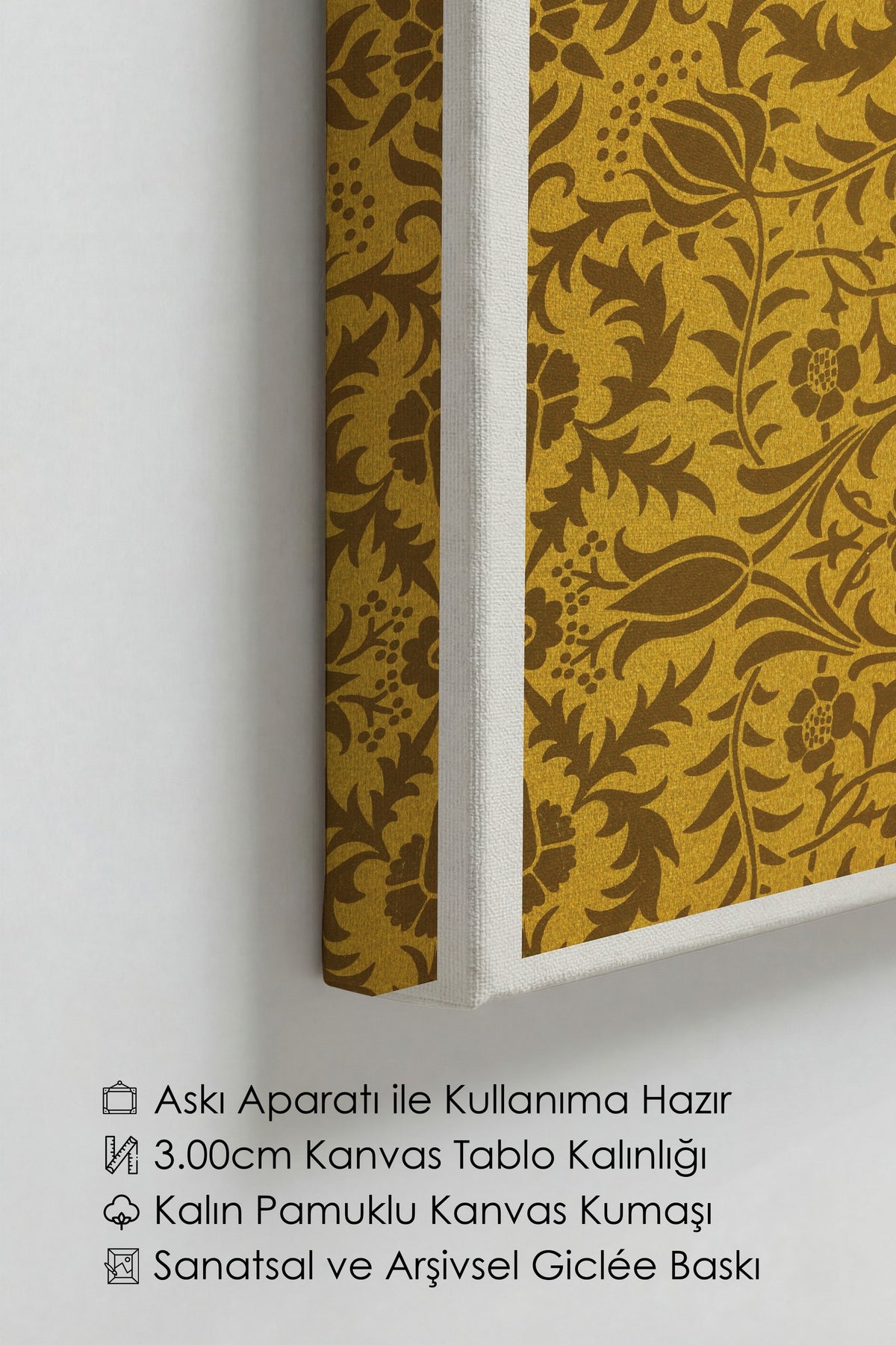William Morris No:33 Modern Sanat - Sanat Dekor Serisi - Duvar Tablosu, HD Baskı Kanvas Tablo