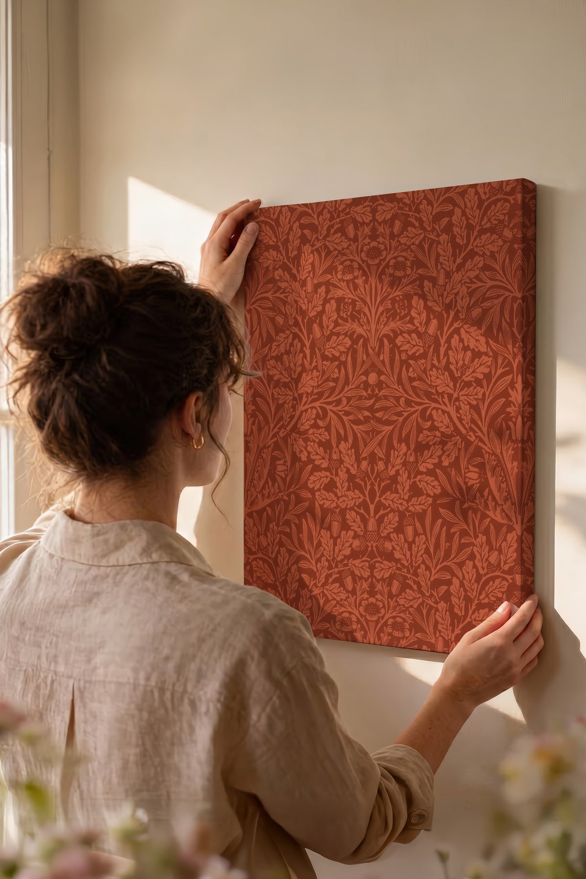 William Morris No:34 Modern Sanat - Sanat Dekor Serisi - Duvar Tablosu, HD Baskı Kanvas Tablo