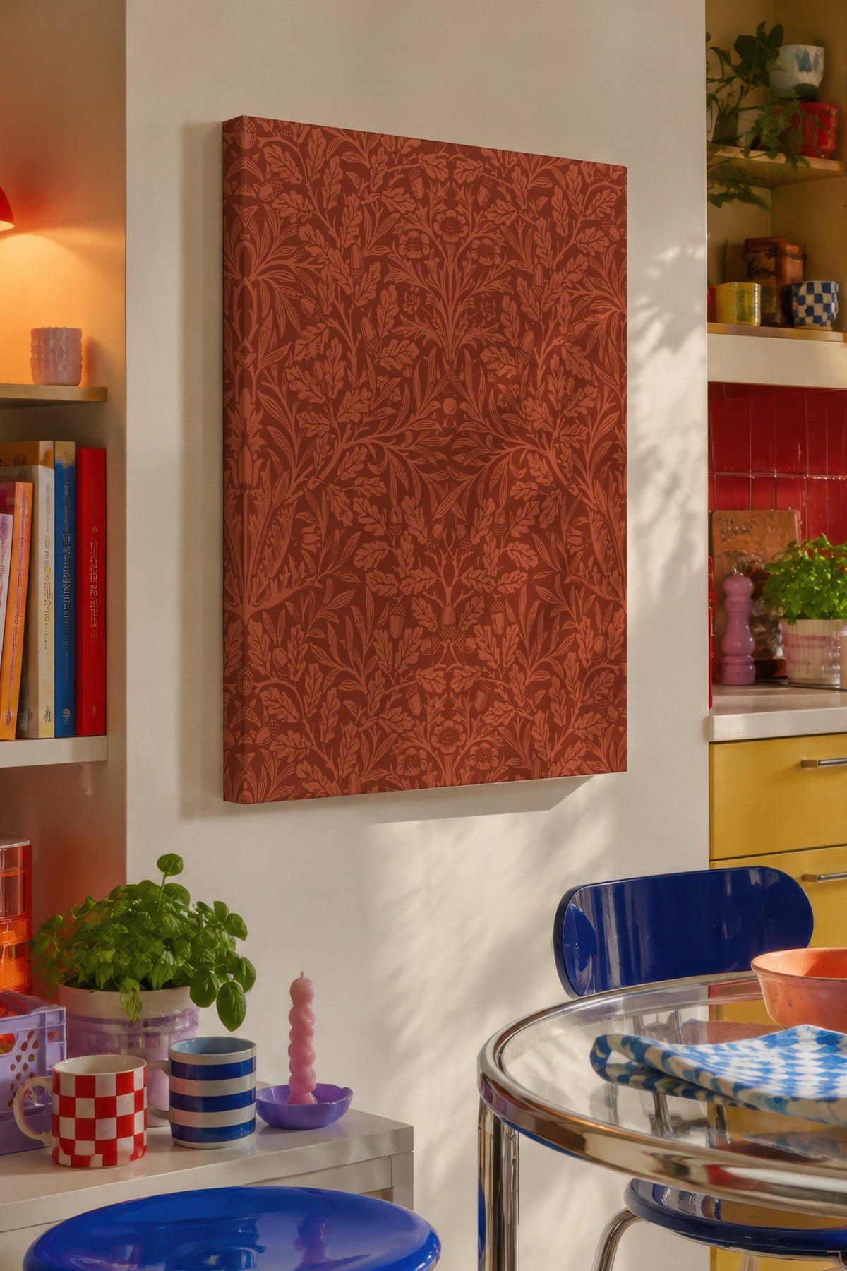 William Morris No:34 Modern Sanat - Sanat Dekor Serisi - Duvar Tablosu, HD Baskı Kanvas Tablo