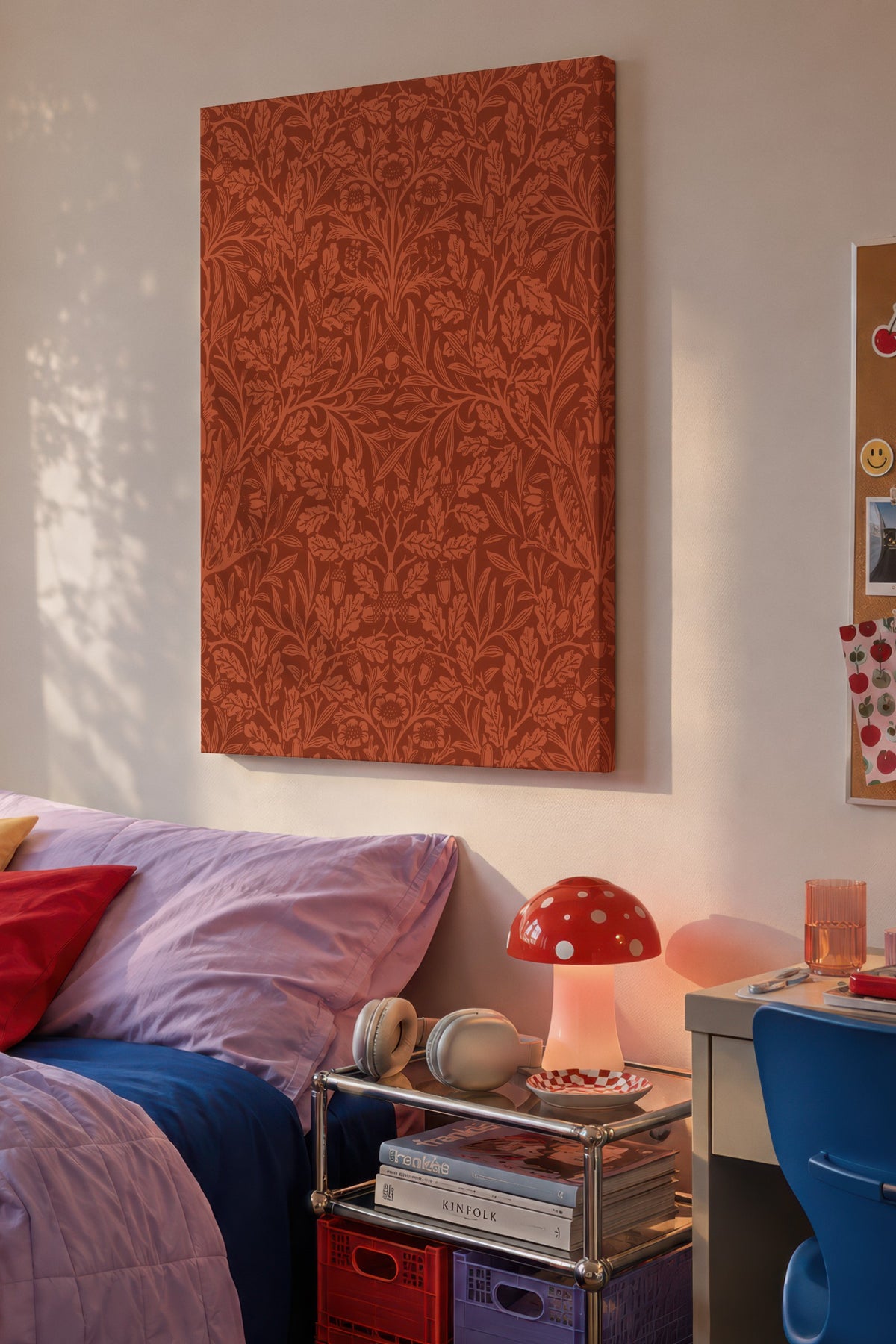 William Morris No:34 Modern Sanat - Sanat Dekor Serisi - Duvar Tablosu, HD Baskı Kanvas Tablo