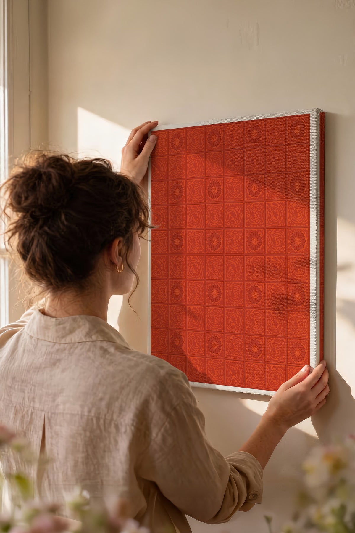 William Morris No:37 Modern Sanat - Sanat Dekor Serisi - Duvar Tablosu, HD Baskı Kanvas Tablo