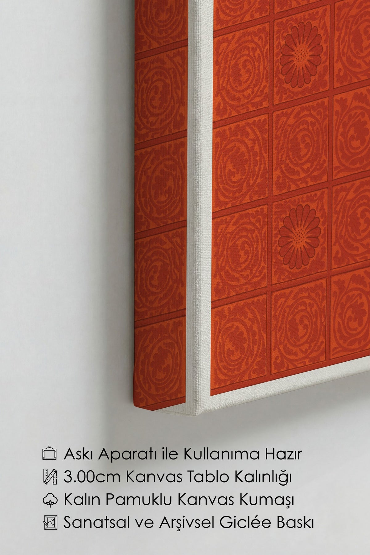 William Morris No:37 Modern Sanat - Sanat Dekor Serisi - Duvar Tablosu, HD Baskı Kanvas Tablo