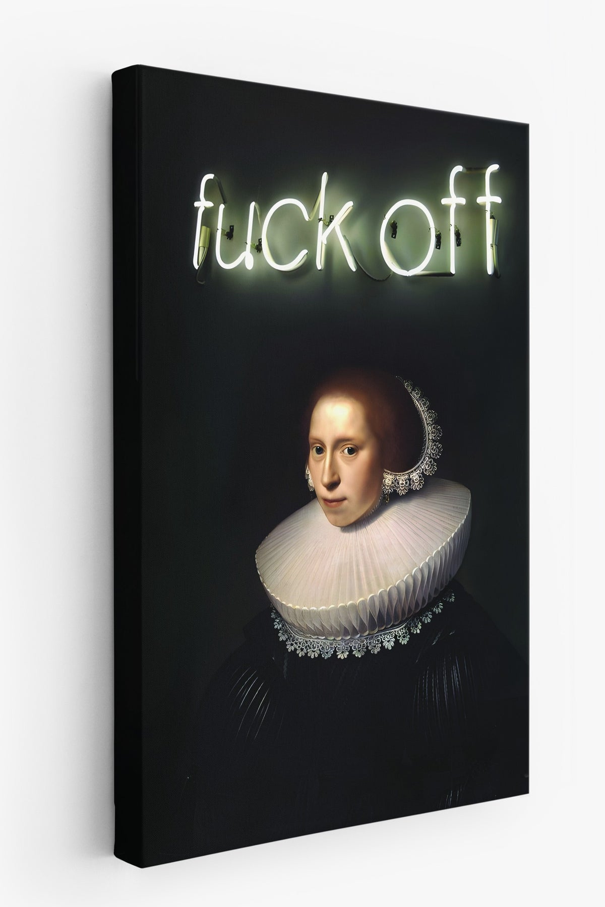 fuck off Alternatif Sanat Kanvas Tablo