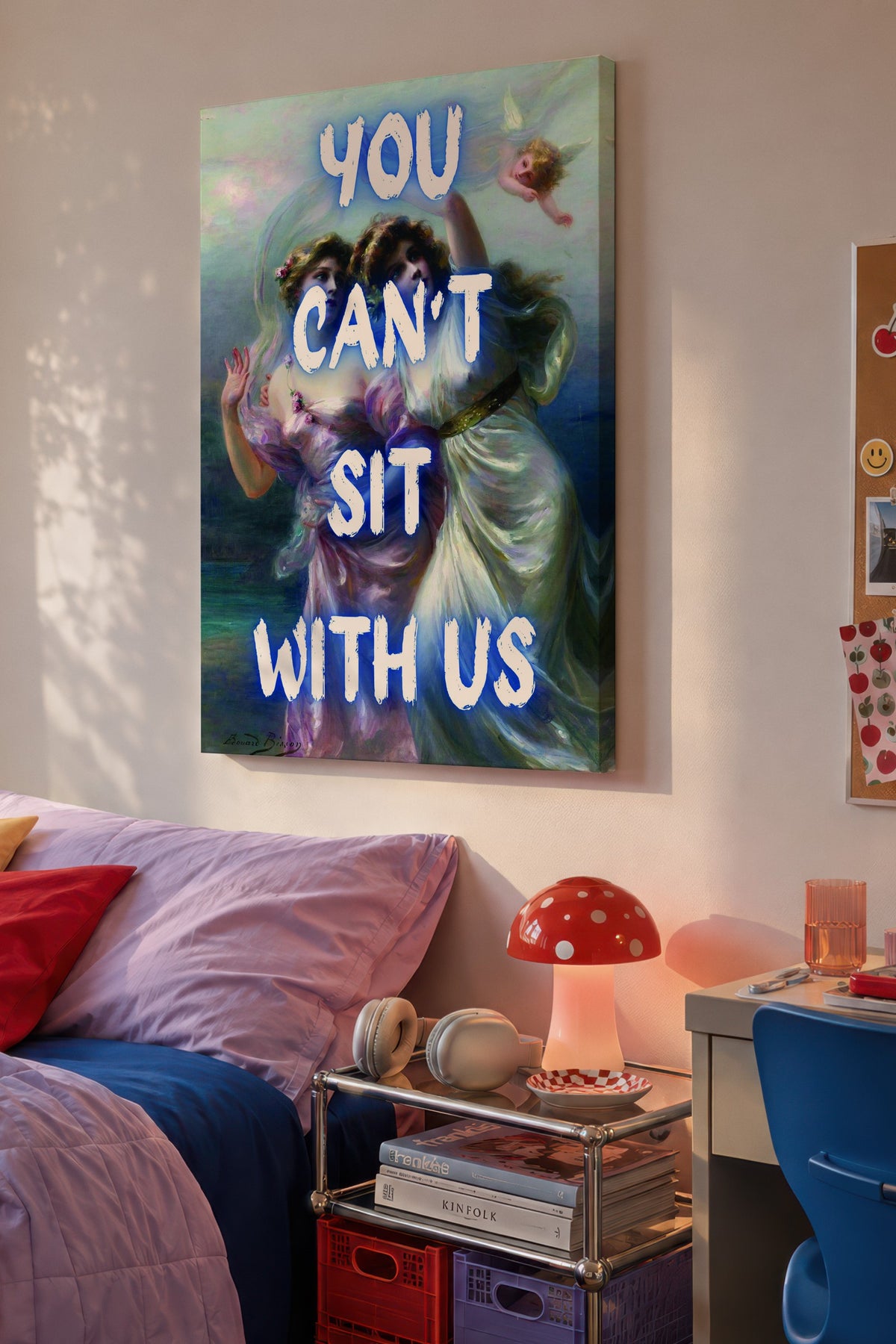 YOU CAN'T SIT WITH US Alternatif Sanat Kanvas Tablo — NO:104712