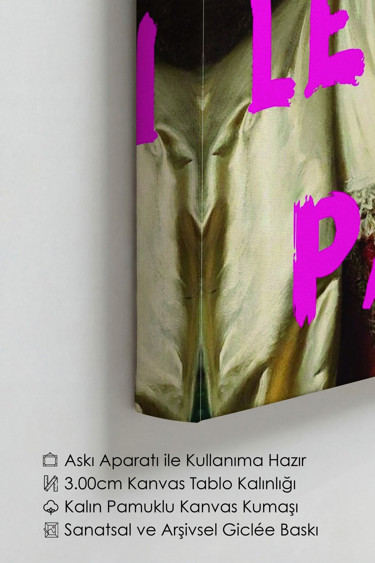 LET'S GO PARTY Alternatif Sanat Kanvas Tablo