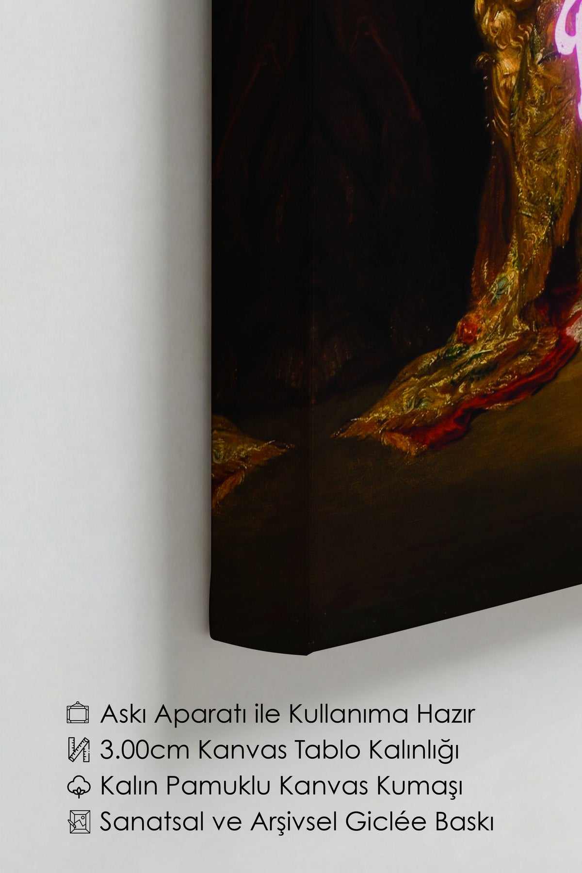 WHO WANTS TO BE MY KING? Alternatif Sanat Kanvas Tablo