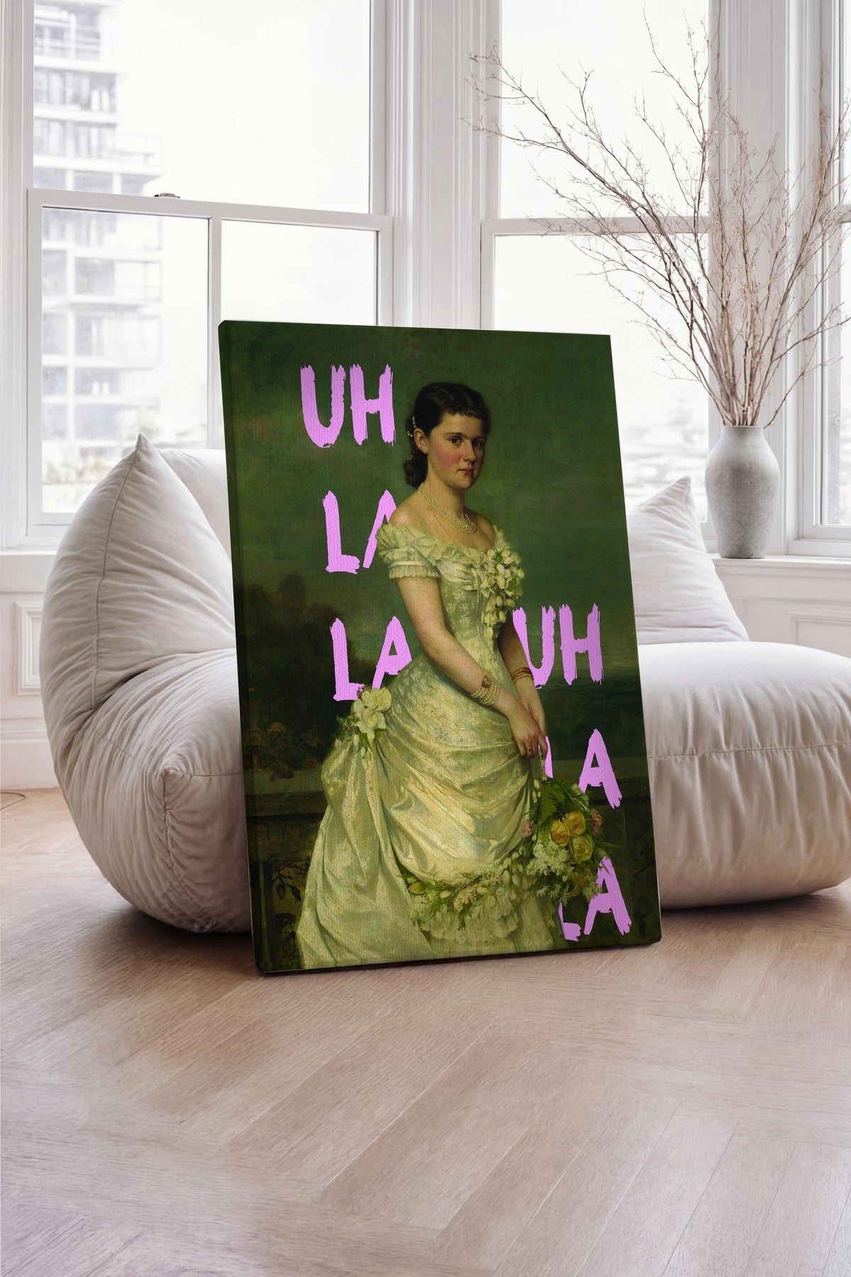 UH LA LA UH LA LA Alternatif Sanat Kanvas Tablo