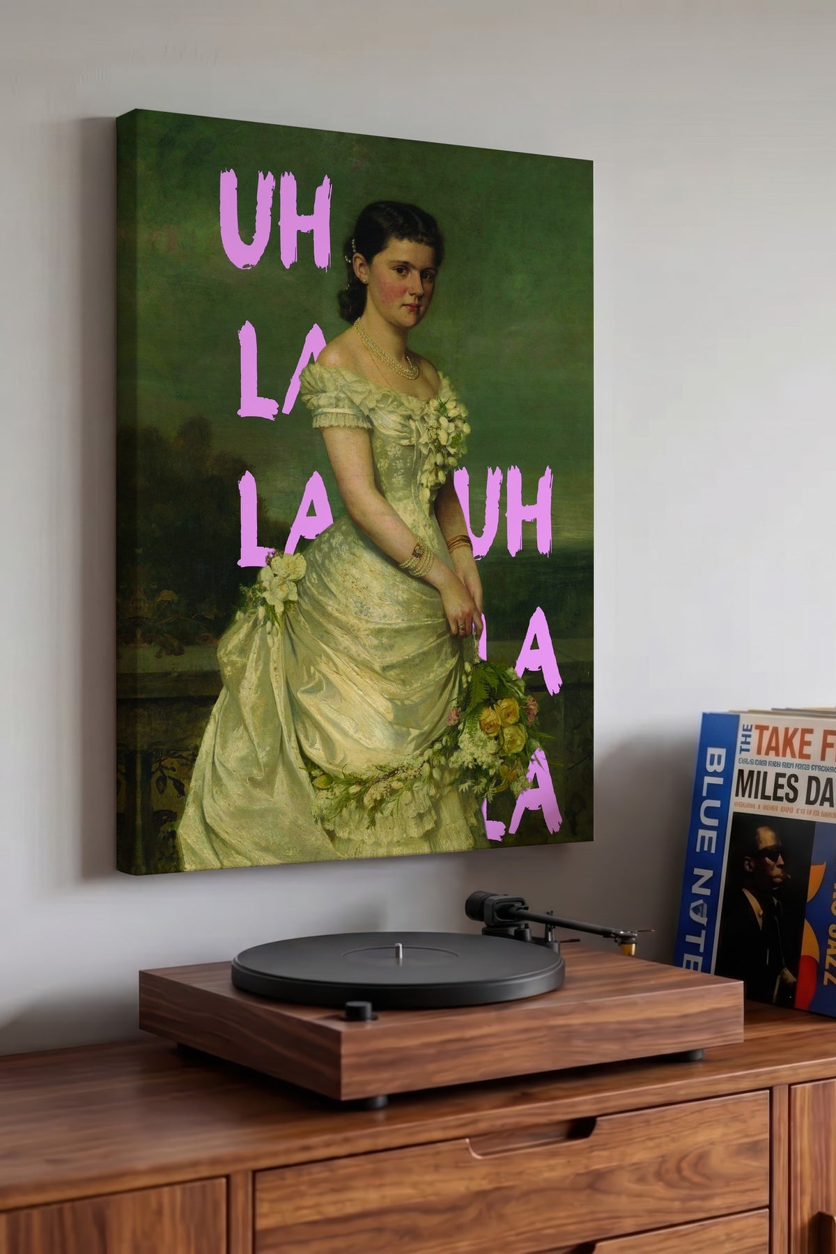 UH LA LA UH LA LA Alternatif Sanat Kanvas Tablo