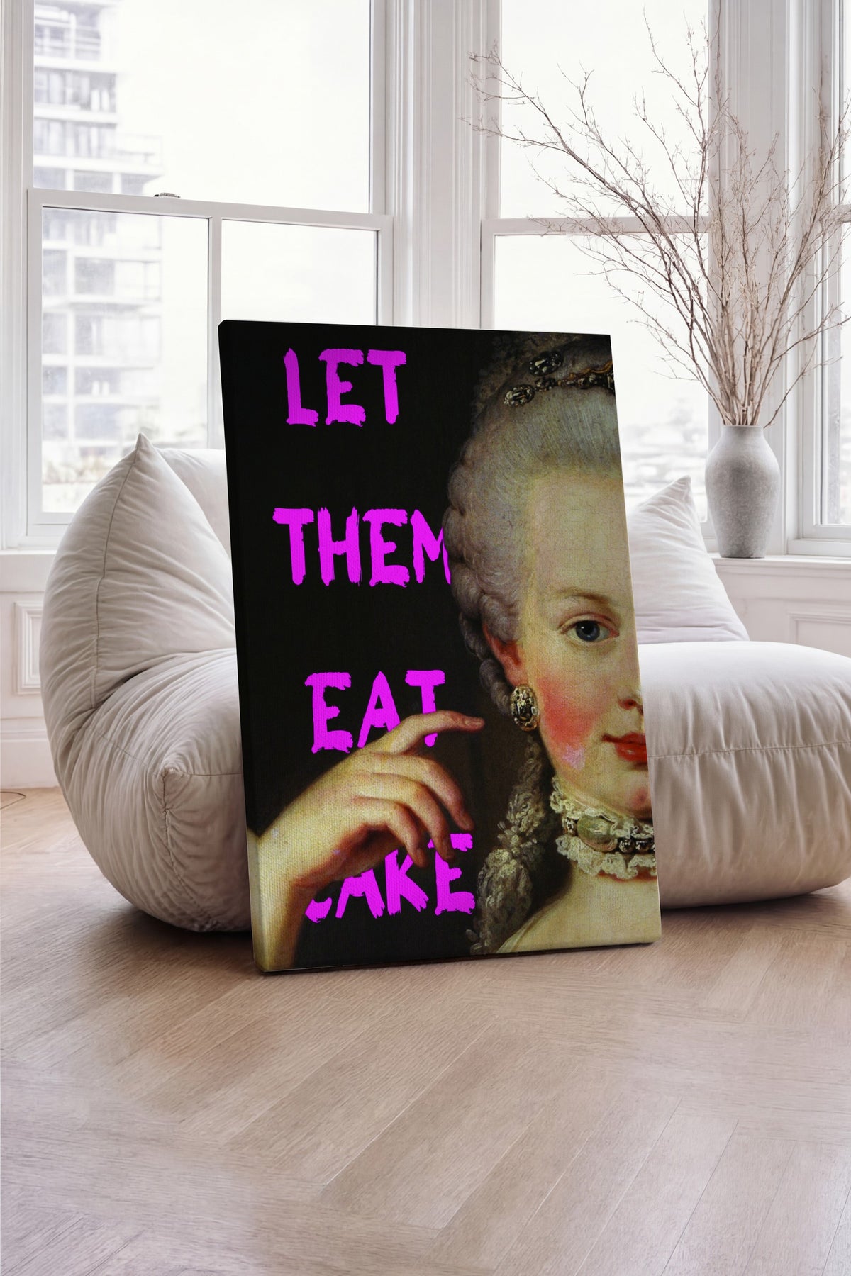 LET THEM EAT CAKE Alternatif Sanat Kanvas Tablo
