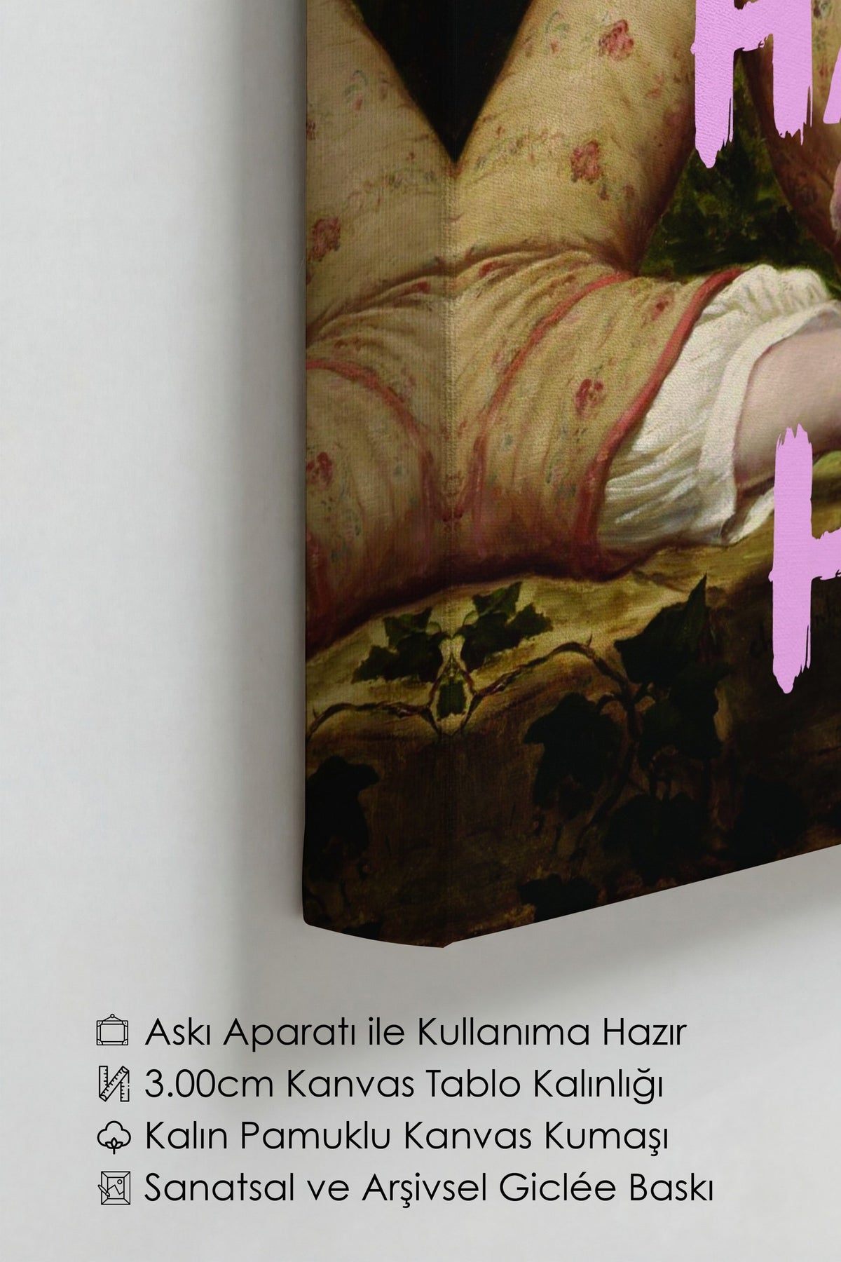 WAITING FOR HAPPY HOUR Alternatif Sanat Kanvas Tablo