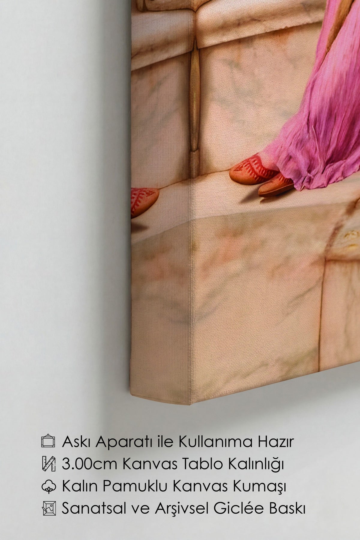 Antik ve Modern Birleşimi Alternatif Sanat Kanvas Tablo
