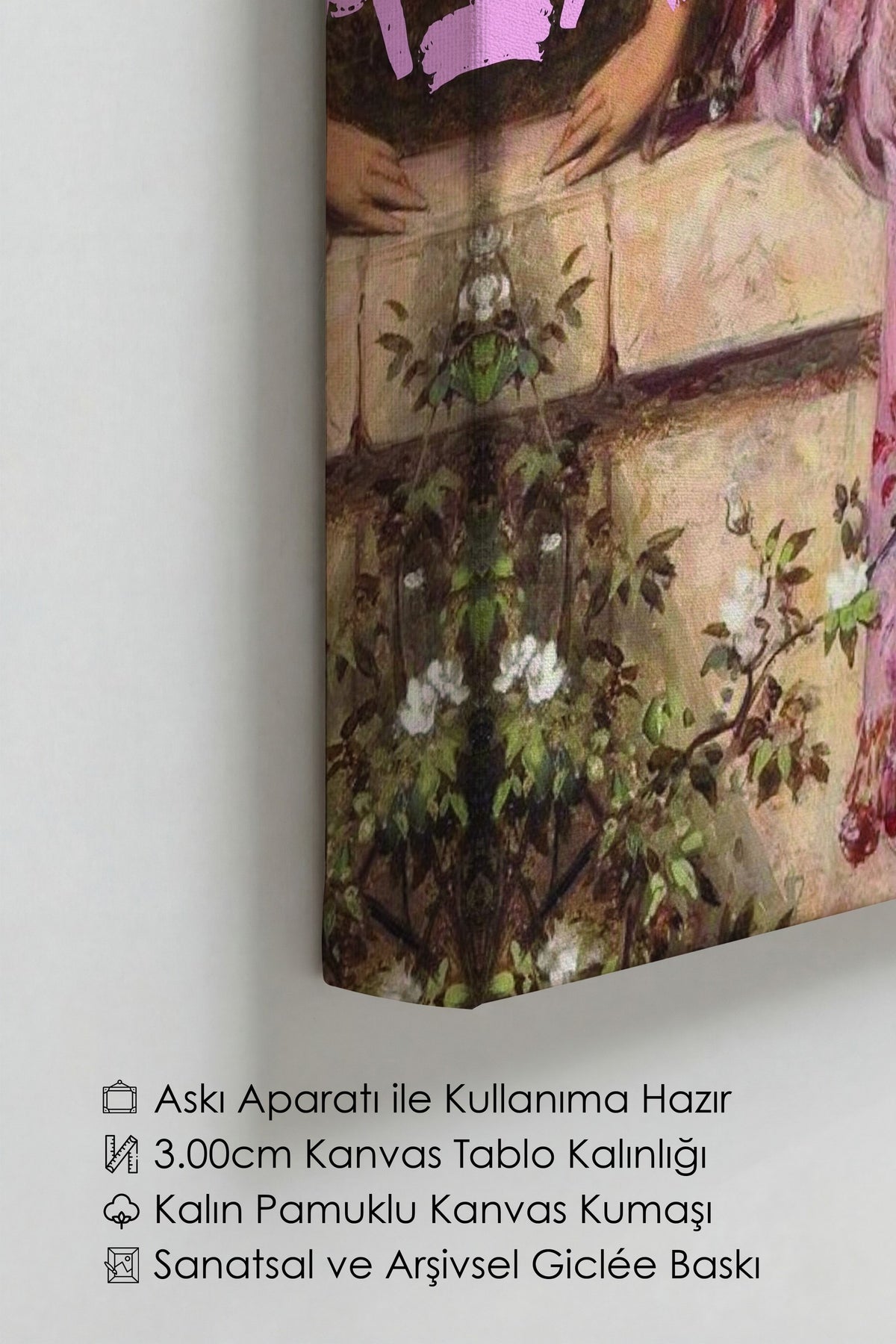 UH LA LA Alternatif Sanat Kanvas Tablo