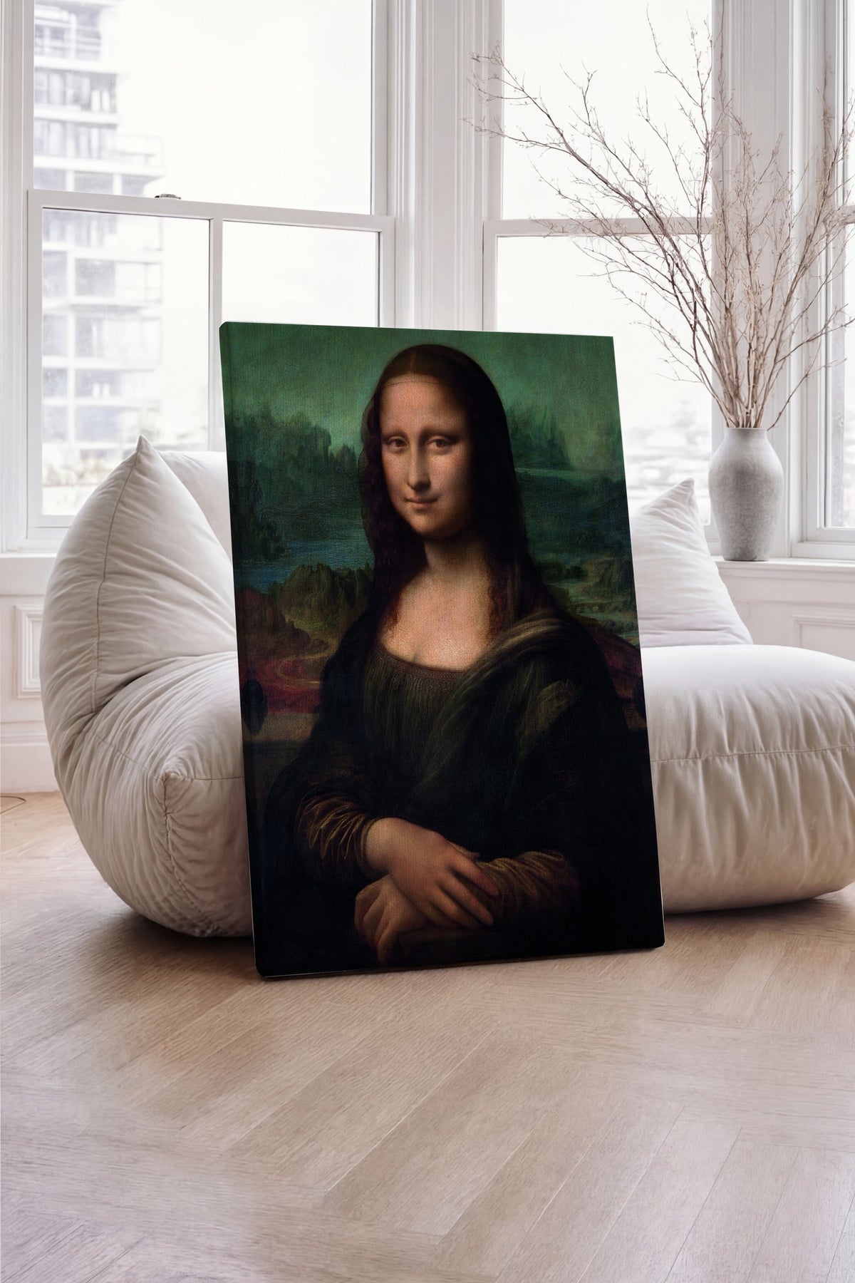Leonardo Da Vinci No:2 Modern Sanat - Sanat Dekor Serisi - Duvar Tablosu, HD Baskı Kanvas Tablo