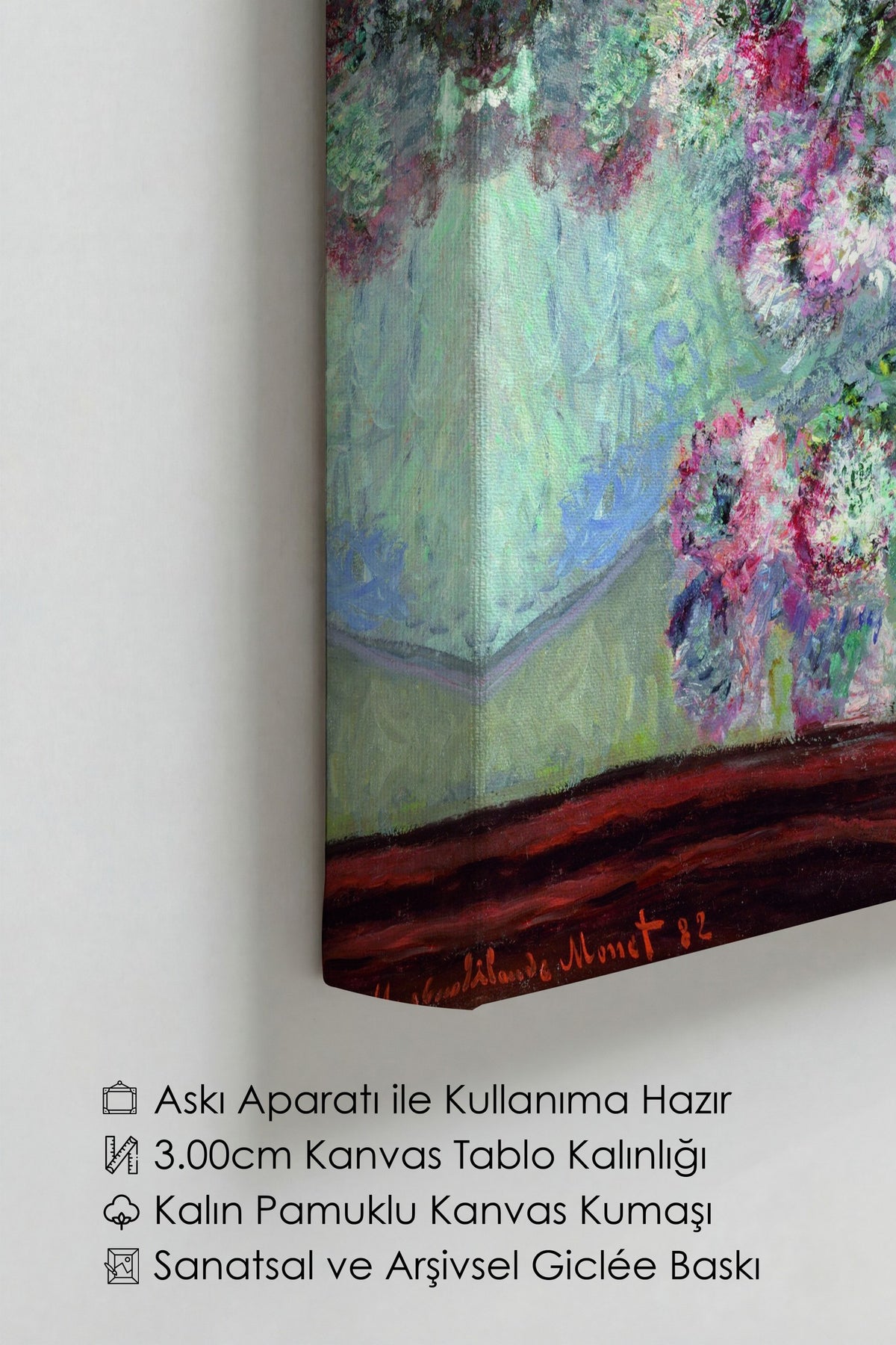 Monet No:14 Modern Sanat - Sanat Dekor Serisi - Duvar Tablosu, HD Baskı Kanvas Tablo