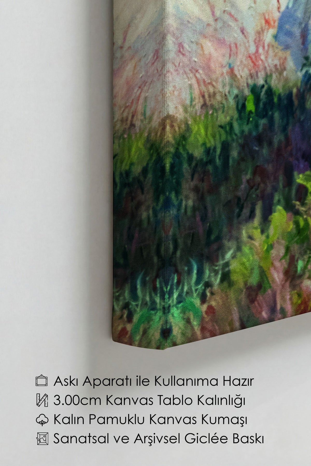 Monet No:18 Modern Sanat - Sanat Dekor Serisi - Duvar Tablosu, HD Baskı Kanvas Tablo