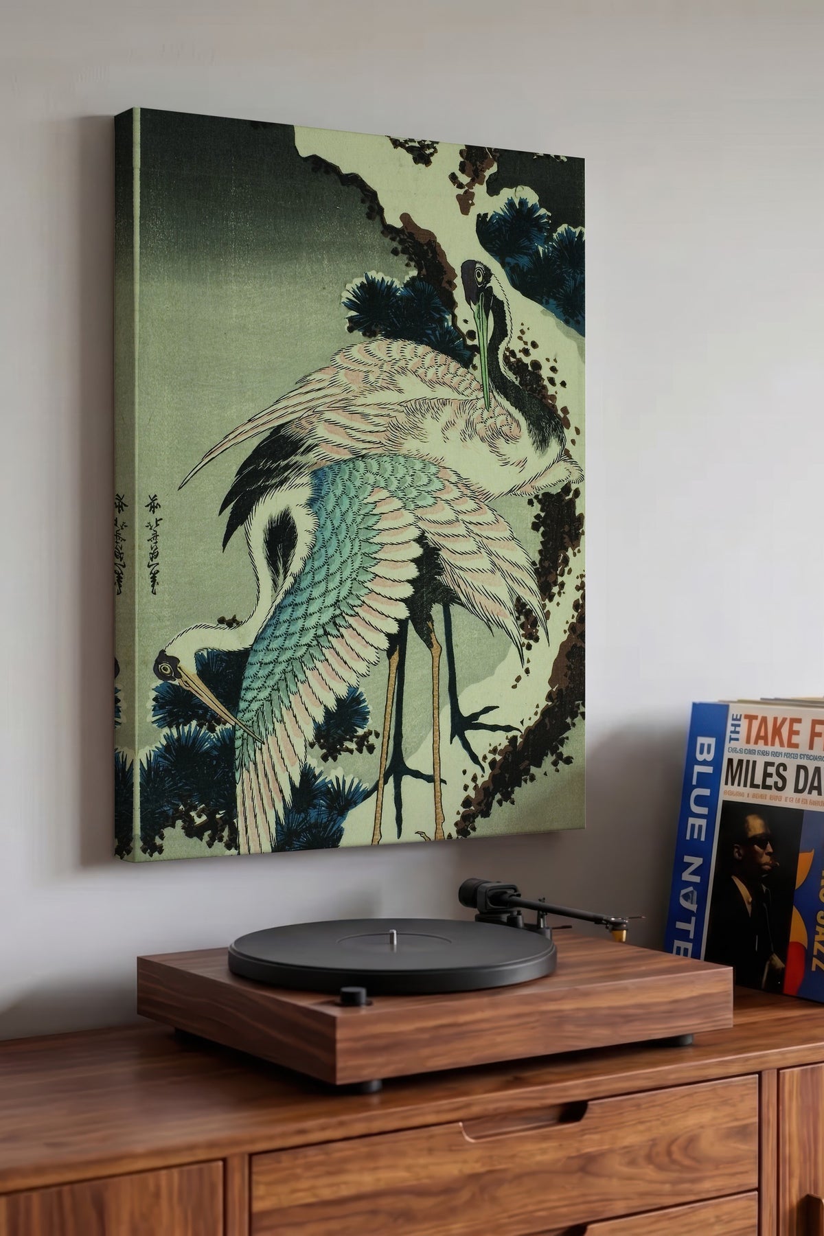 Hokusai Katsushika No:6 Modern Sanat - Sanat Dekor Serisi - Duvar Tablosu, HD Baskı Kanvas Tablo