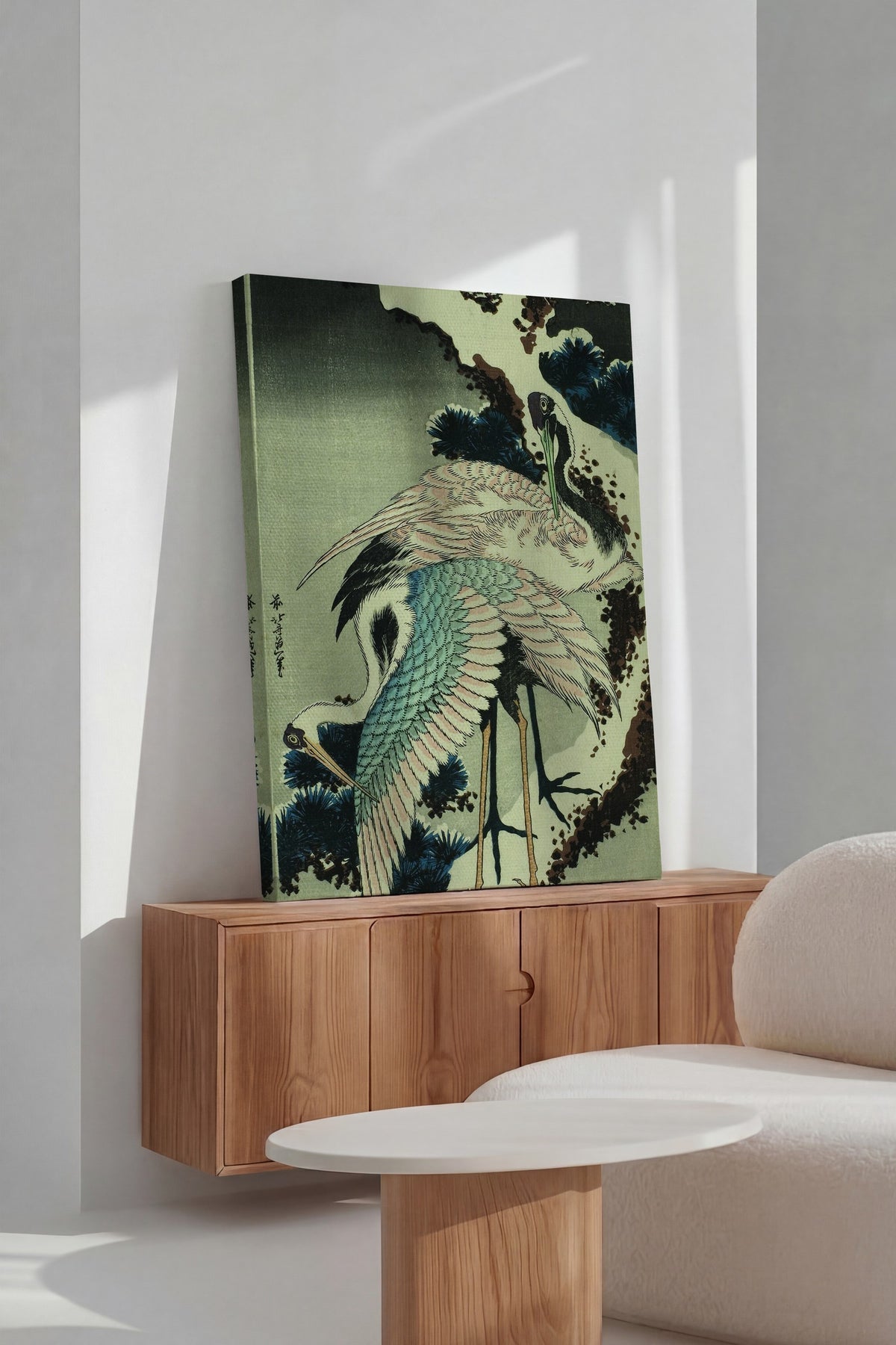 Hokusai Katsushika No:6 Modern Sanat - Sanat Dekor Serisi - Duvar Tablosu, HD Baskı Kanvas Tablo