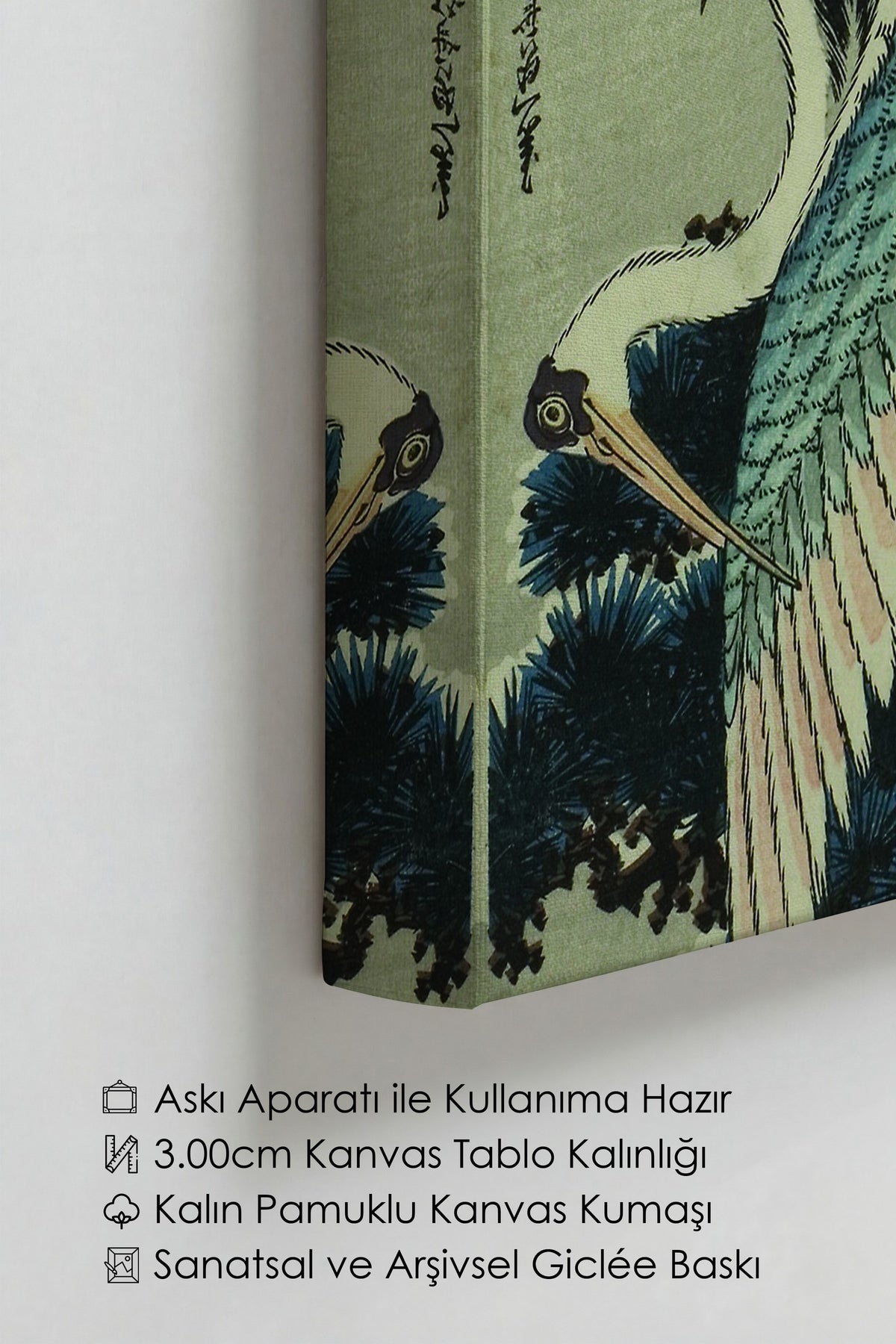 Hokusai Katsushika No:6 Modern Sanat - Sanat Dekor Serisi - Duvar Tablosu, HD Baskı Kanvas Tablo